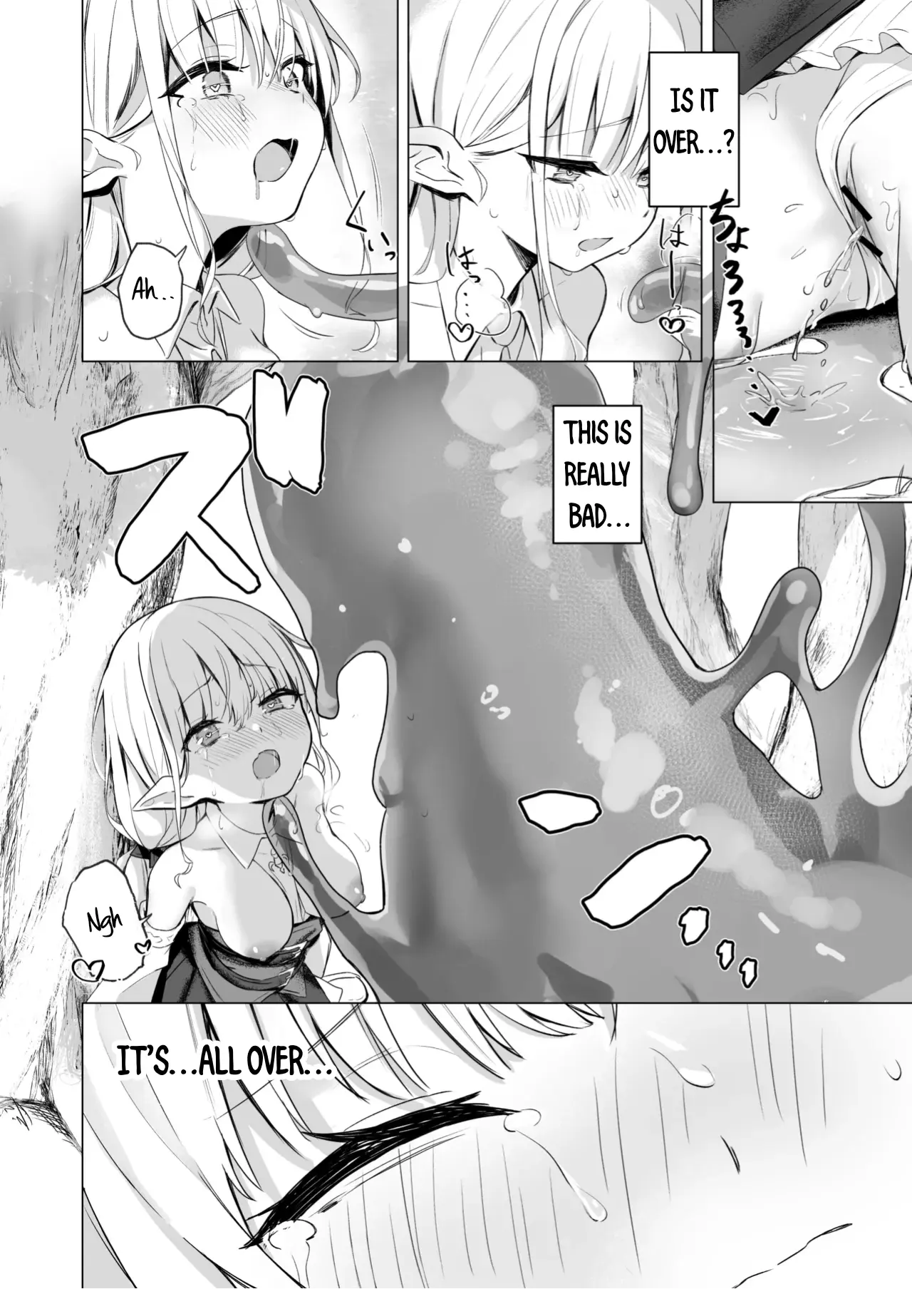 It's Okay to Have Lesbian Sex With My Comrade Because The Slime's Poison Made Us Horny page 8 full