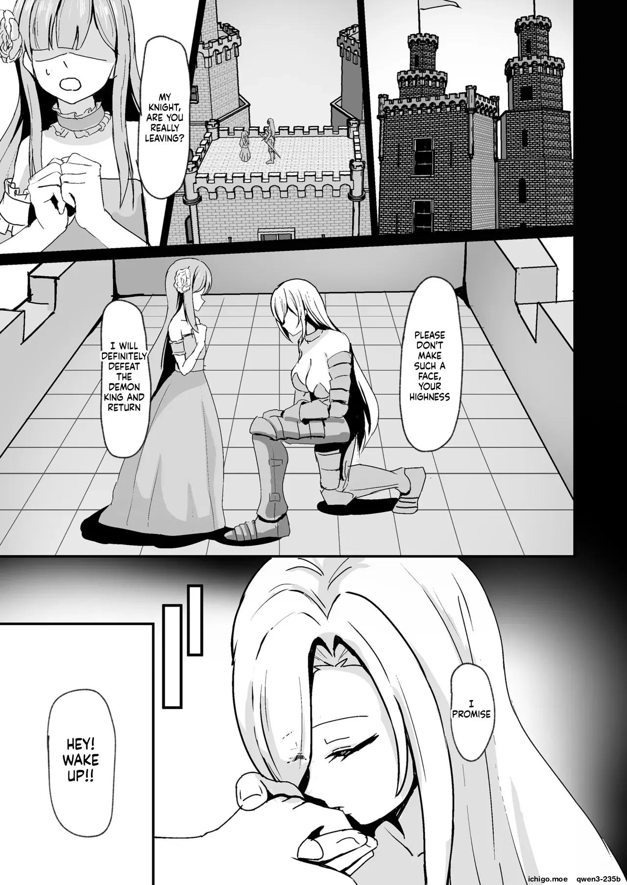 Saikyou no Onna Kishi ga Loli Inma ni Saimin Icha Love Ecchi de Meromero ni Sareru Hanashi page 2 full