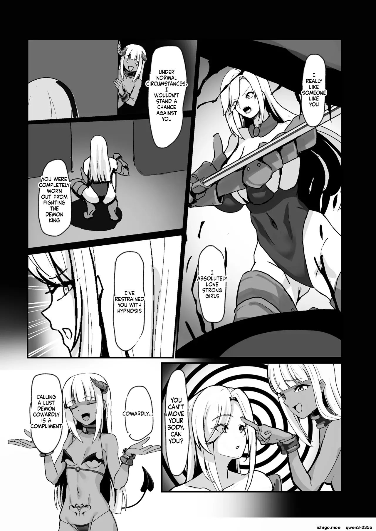 Saikyou no Onna Kishi ga Loli Inma ni Saimin Icha Love Ecchi de Meromero ni Sareru Hanashi page 5 full