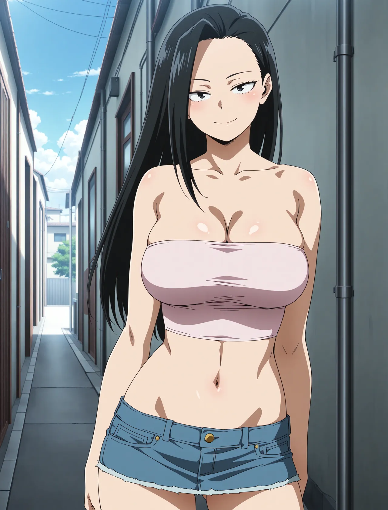 Momo Yaoyorozu - My Hero Academia  Sexy short page 1 full
