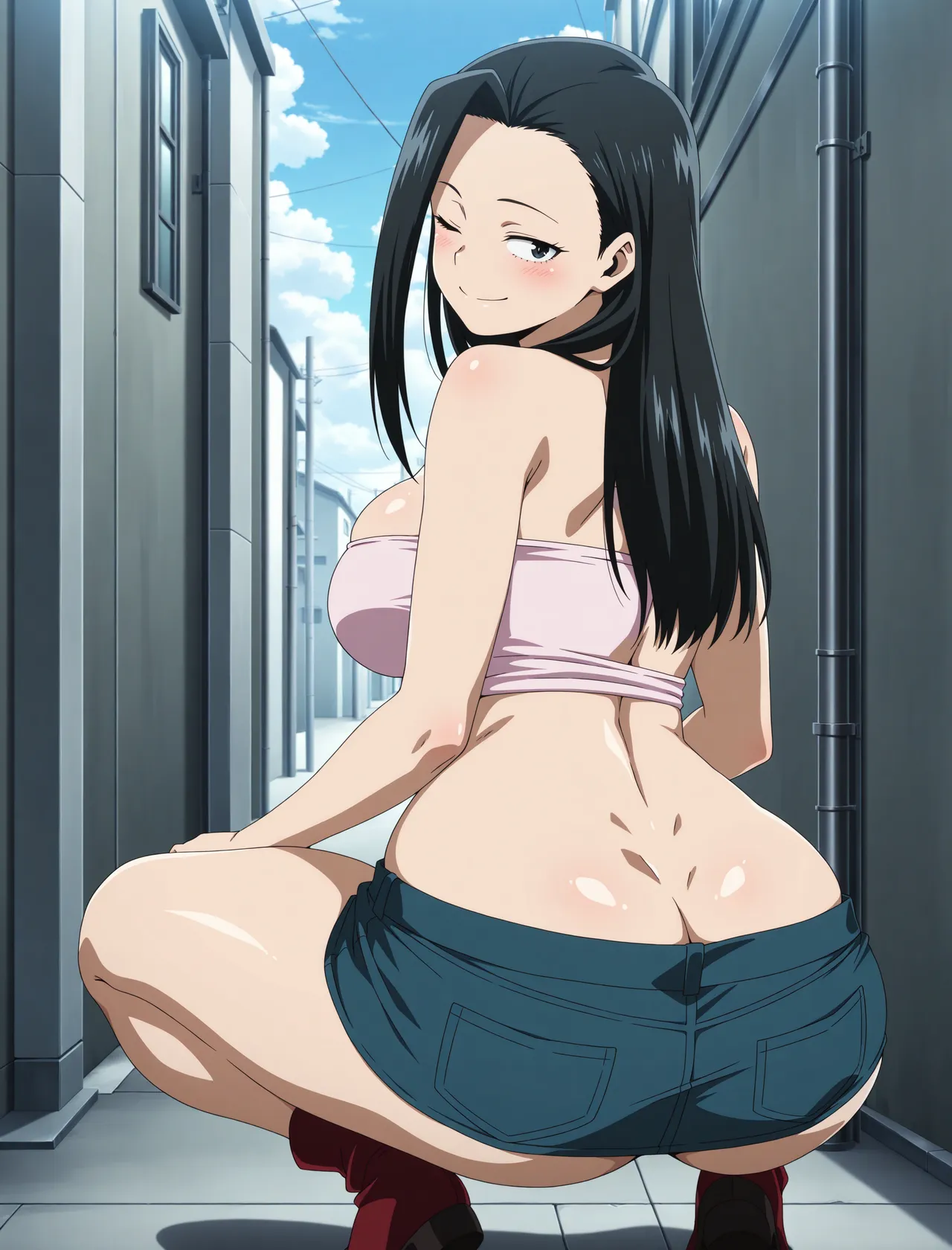Momo Yaoyorozu - My Hero Academia  Sexy short page 8 full
