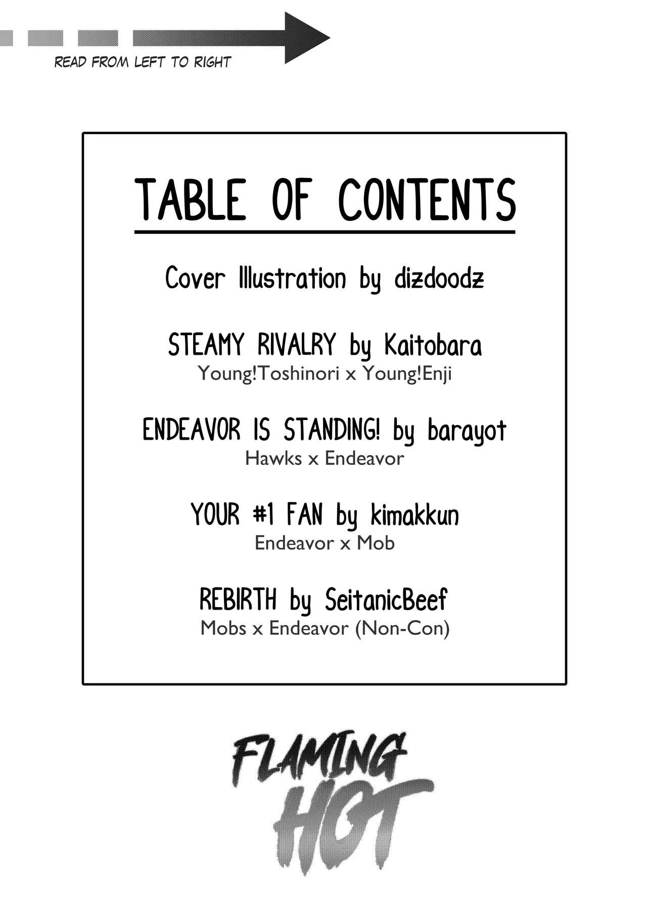 FLAMING HOT - Endeavor Anthology page 4 full