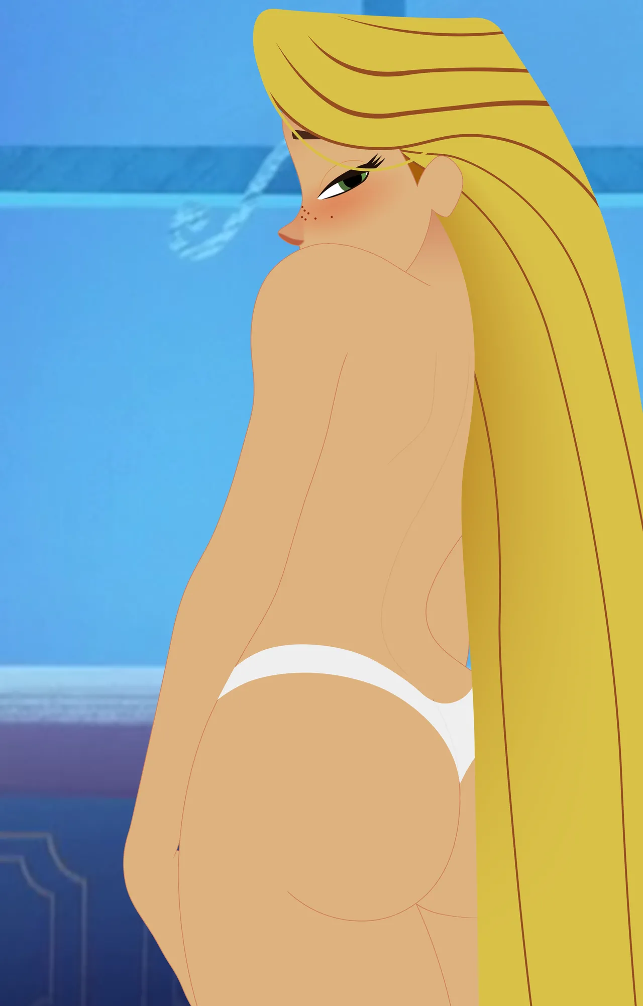Tangled Wedding Night Blonde page 7 full