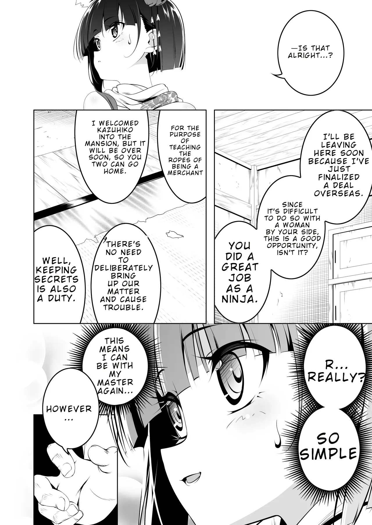 Koushoku no Chuugi Kunoichi Botan Shi | Lustfully Loyal Kunoichi Botan 4 page 9 full