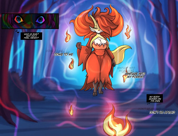 Delphox~ Desires as deep as the forest cover