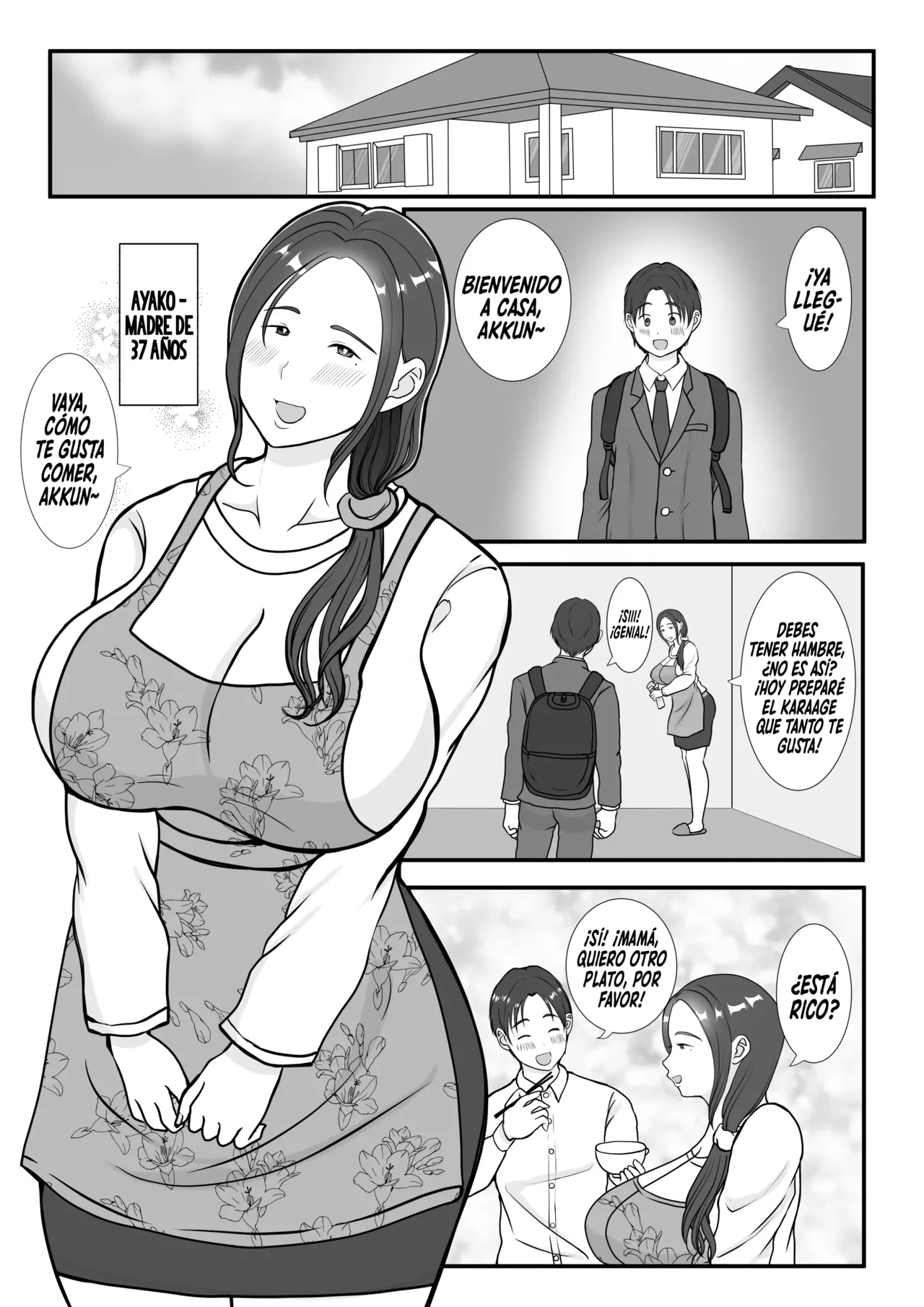 Boku wa Haha ni Gachikoi Shiteru 1｜Estoy Realmente Enamorado De Mi Madre Capítulo 1 page 2 full