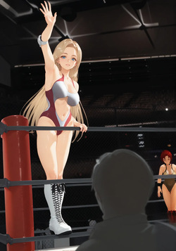 格闘一家のエリート娘 VS 改造女性レスラー