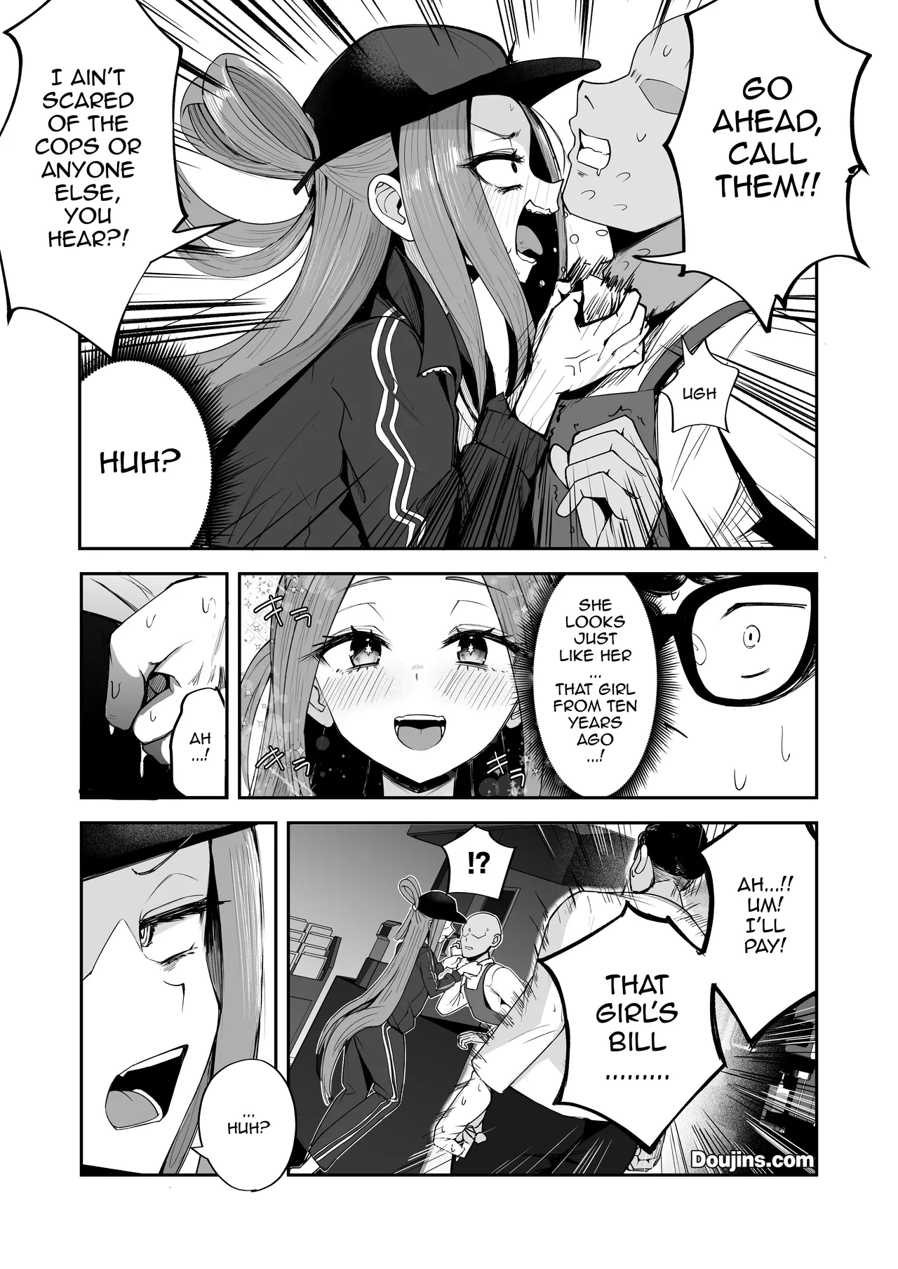 Futanari NeCafe Nanmin Amagasu Mui-chan / The Futanari Net-Cafe Refugee, Amagasu Mui page 8 full