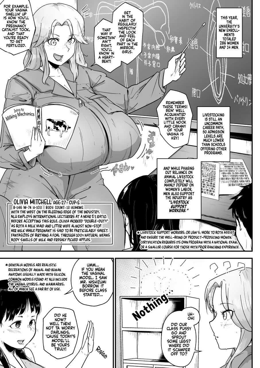 Rakunoujou de Sakunyuufu ni Naru Houhou 1 | Being a Cow on a Farm Makes Perfect Sense, and Here's How page 5 full
