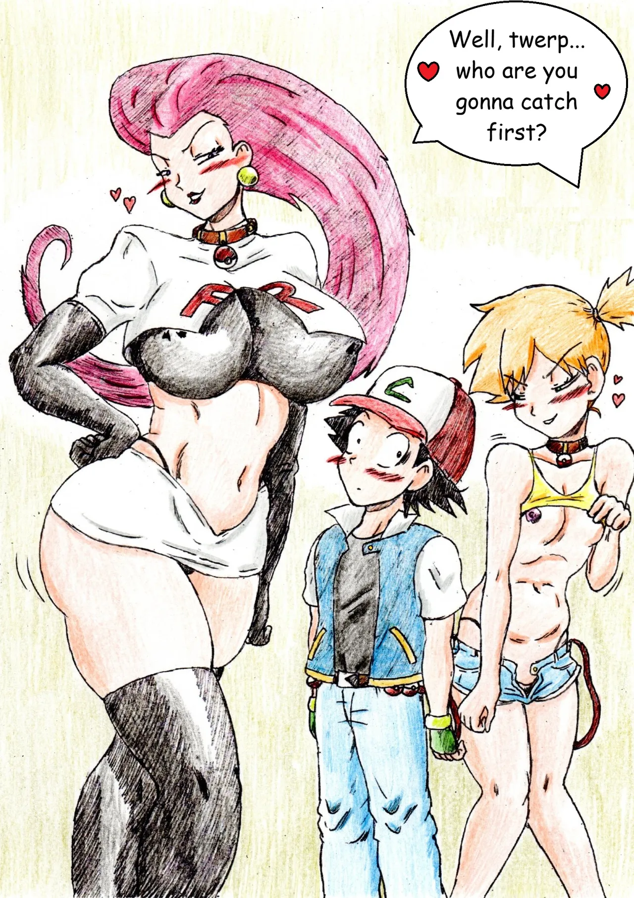 Gotta Clap 'em All! Chapter 1: Jessie and Misty page 2 full