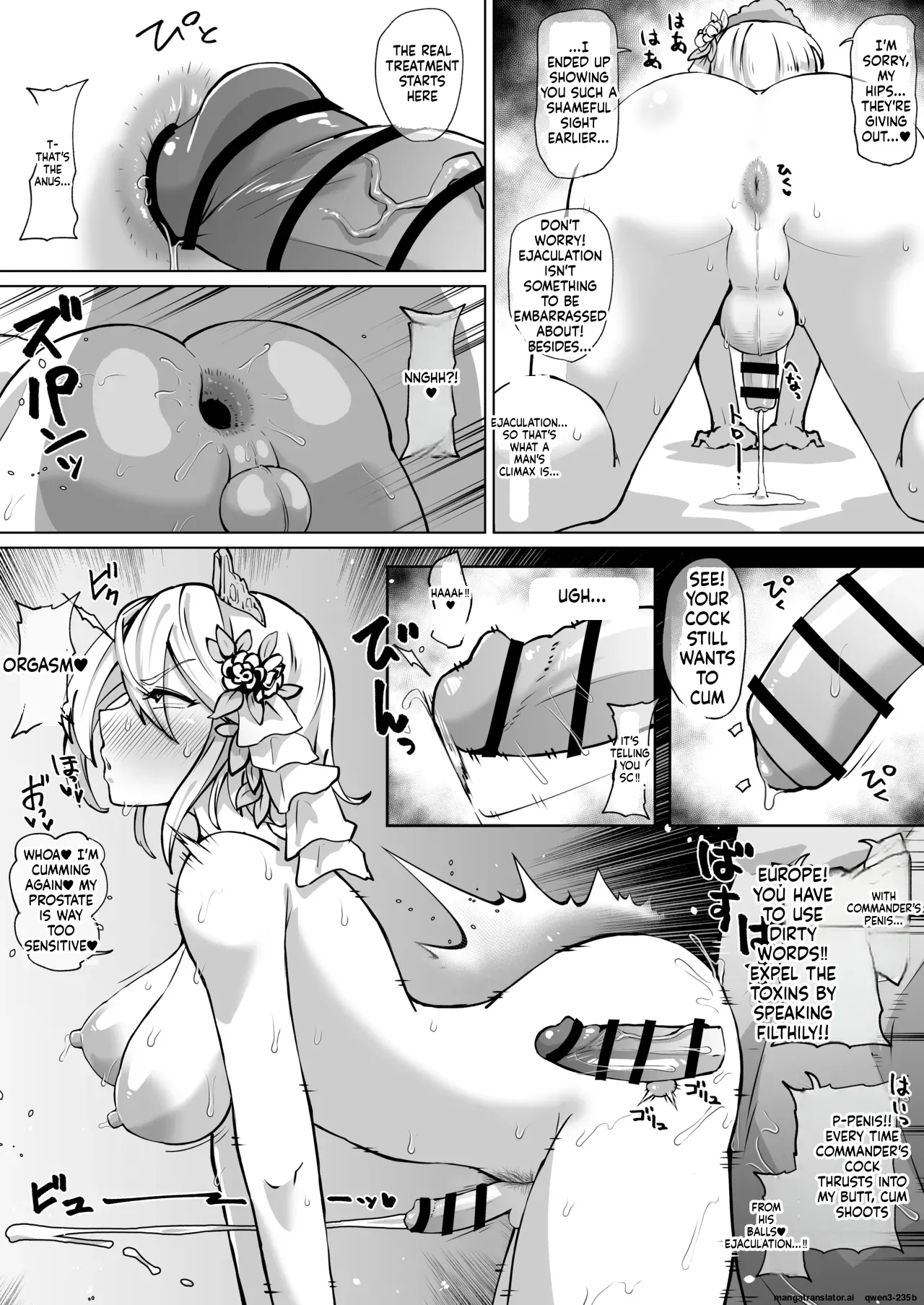 Turn Europa into a dick-girl and have anal sex. page 3 full