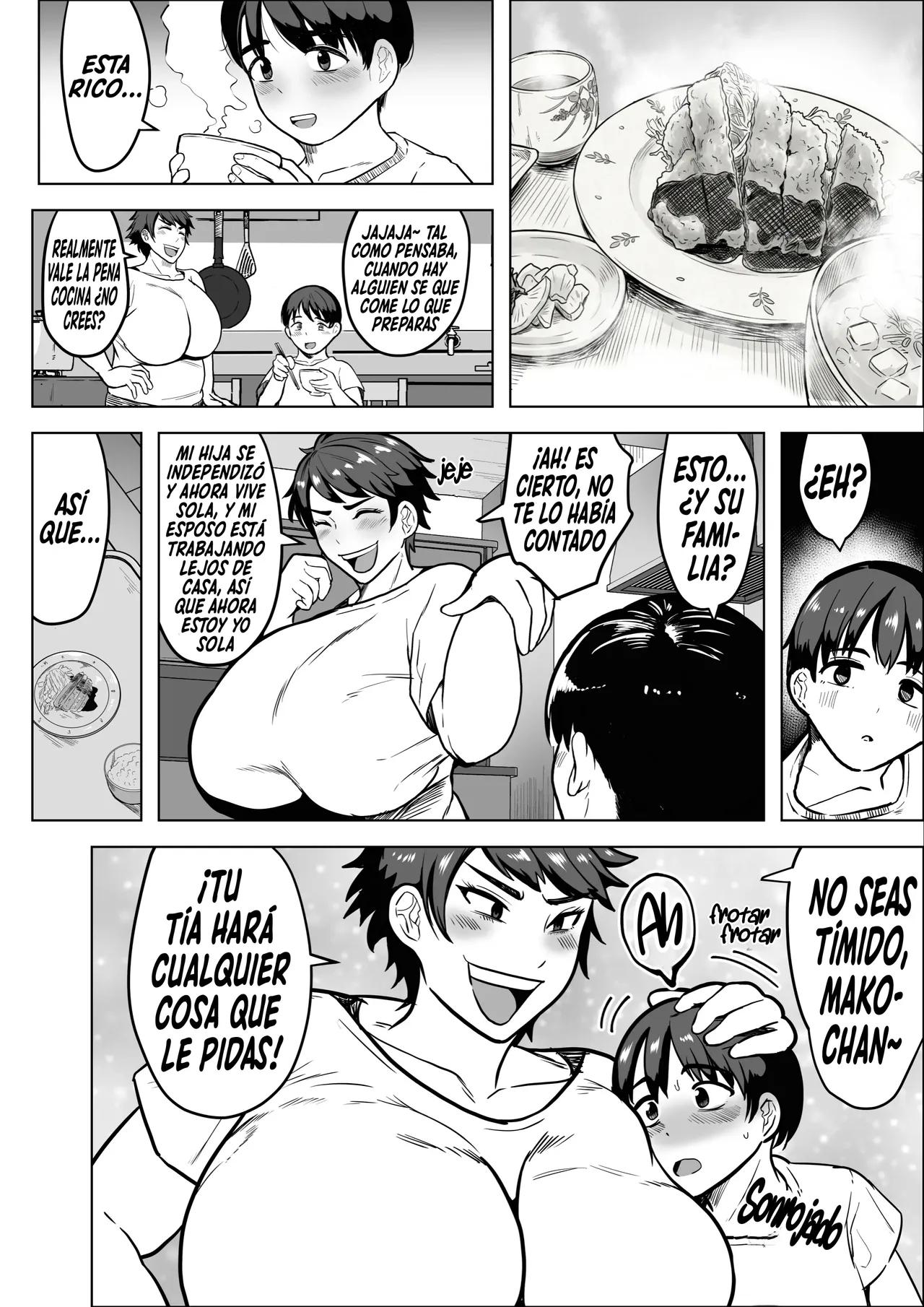 Tonari no Oba-chan 45-sai J-cup ~Chinchin Daisuki Bonyuu Jukujo~｜La Vecina De Al Lado - 45 Años, Copa J ~Una Madura Lechera Loca Por Los Penes~ page 5 full