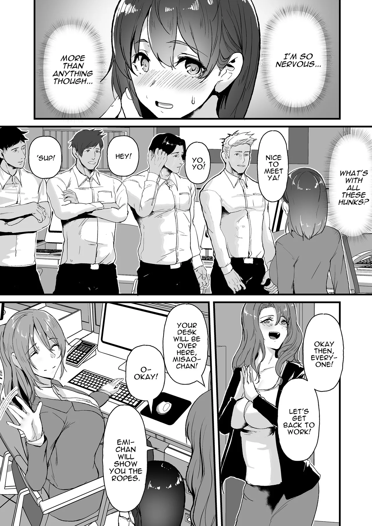 Yariman Shika Inai Kaisha ni Nyuusha shita Shinsotsu-chan ga!! | What Became of the New Recruit who Joined a Company Full of Sluts!! page 4 full