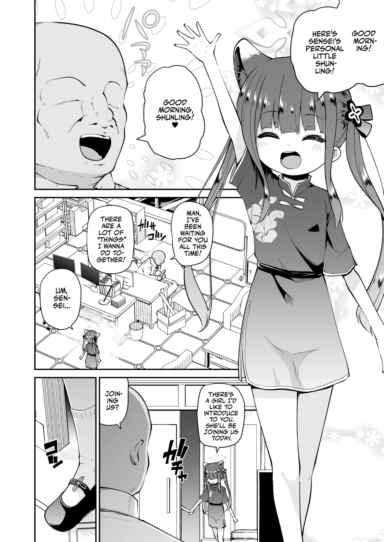 Lolicon Sensei ga Hoka no Seito ni Te o Dasanai You ni Nandemo Iu Koto o Kiite kureru Youjo Shun &amp; Rumi no Hon | Little Shunny And Runny Will Sacrifice Themselves So That Their Pedo Sensei Won't Molest Kids! page 4 full