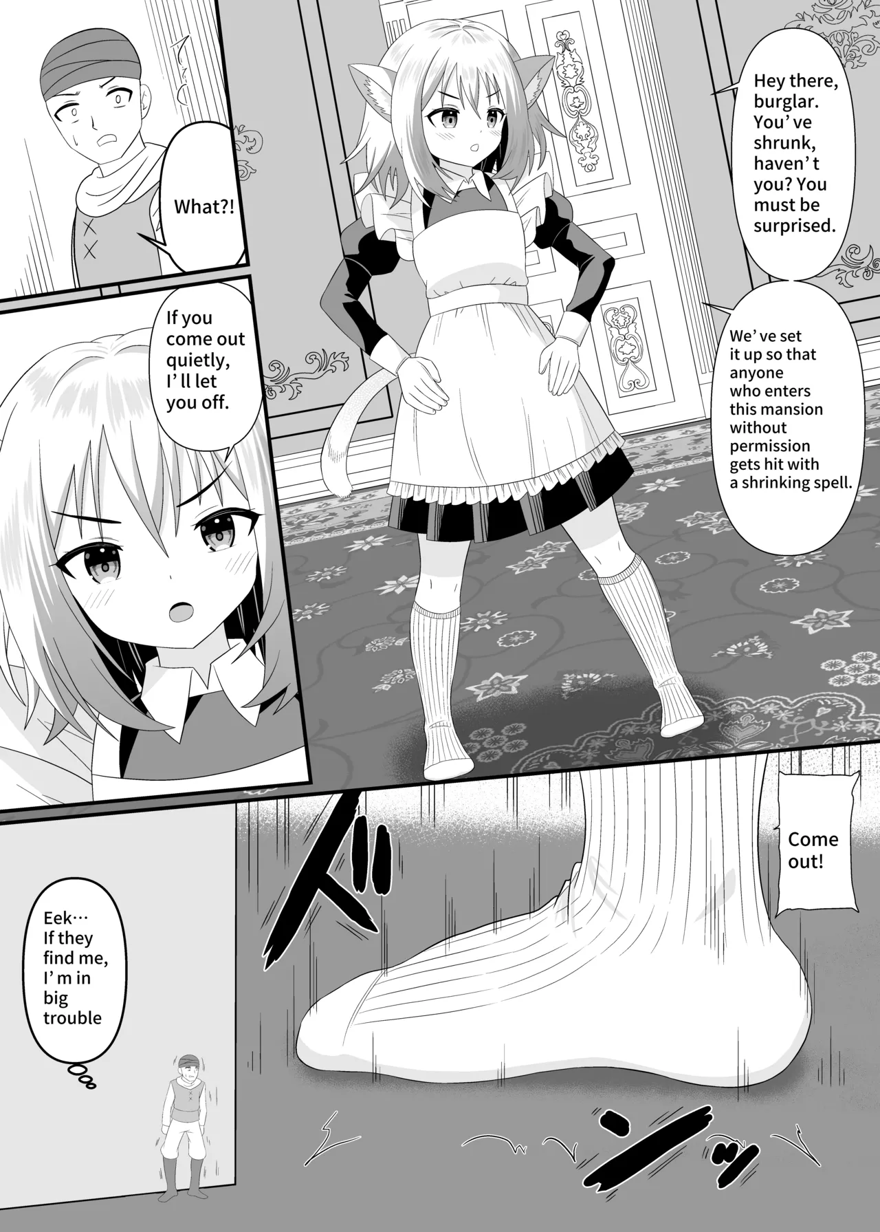 Cat-eared maid hunts down thieves page 6 full
