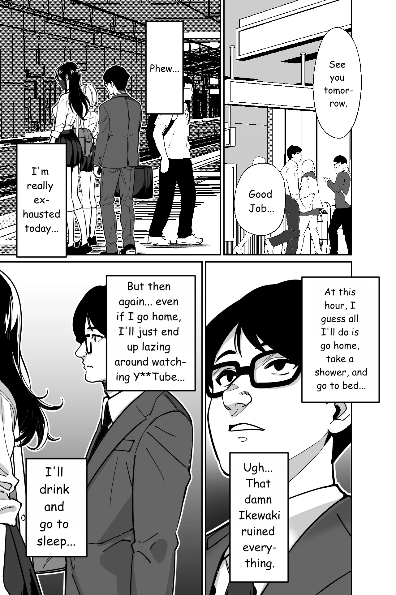Train Molester, High School Girl ENG page 9 full