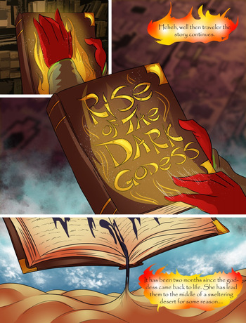 Firedrive24 Comic: Rise of the Dark Goddess CH:1-5 cover