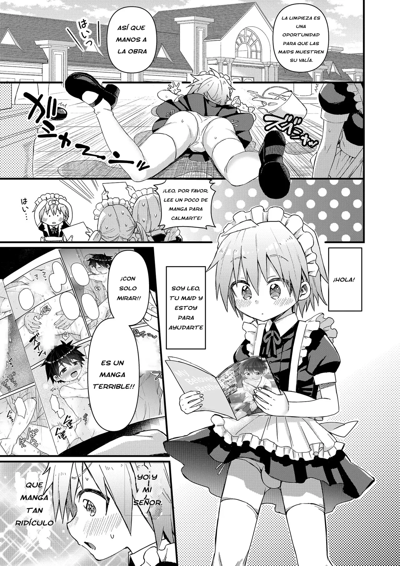 Kawaii Maid no Otokonoko Oshioki Anal Virgin Hen page 3 full