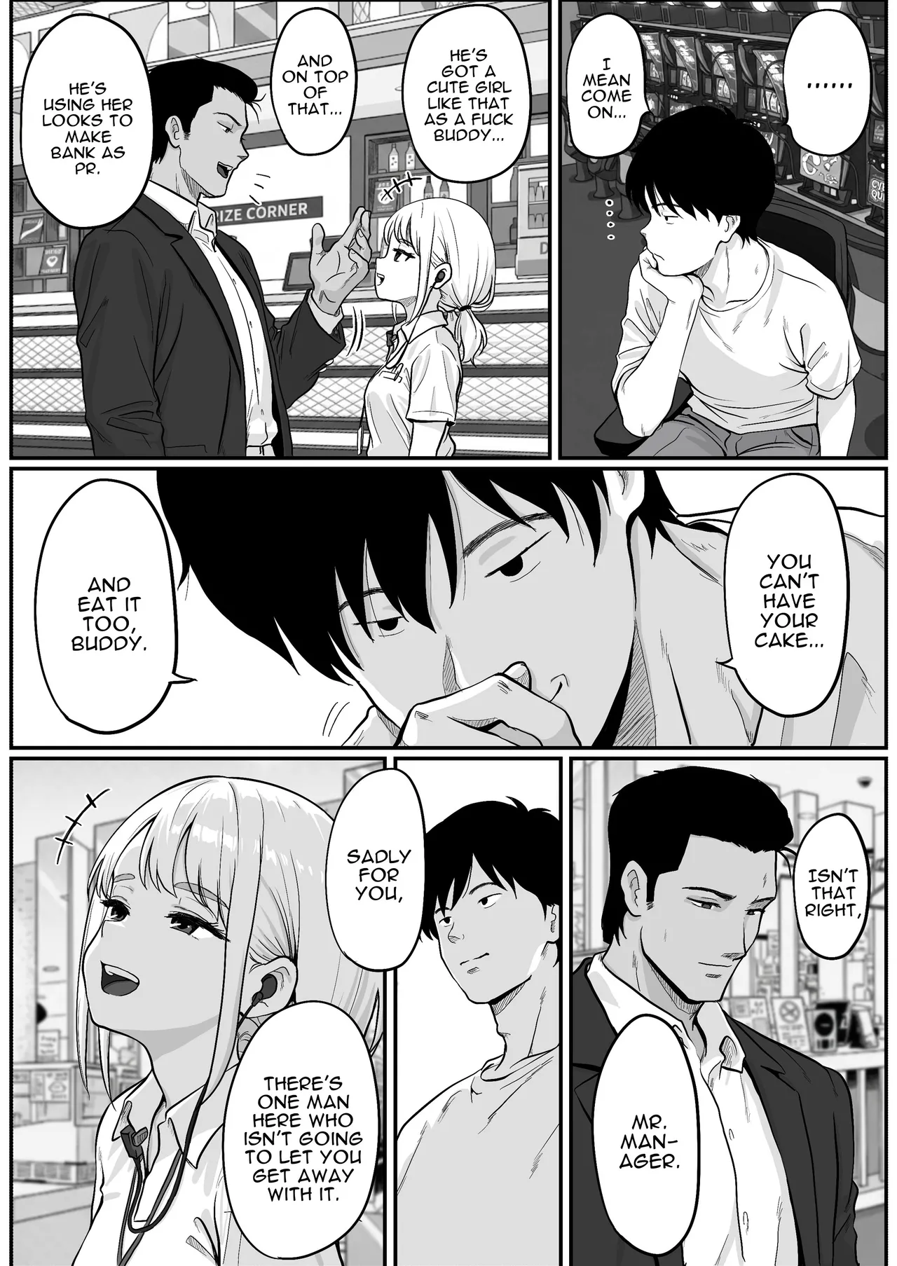Pachi-ya no Idol Tenin o Onaho ni Shita Hanashi | Turning The Pachinko Parlor's Idol Clerk Into My Personal Fuckhole page 9 full