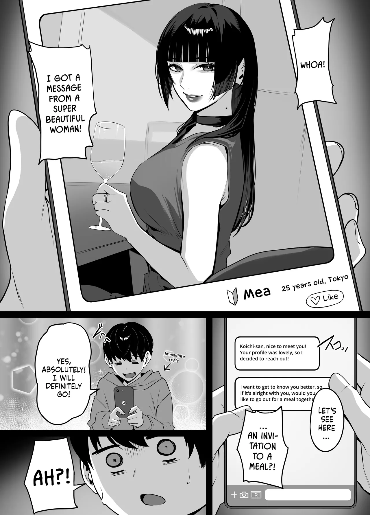 Macchingu Shita Toshiue Oneesan ni Oshioki Sareru Hanashi | The Story of Being Punished by the Older Woman I Matched With page 5 full