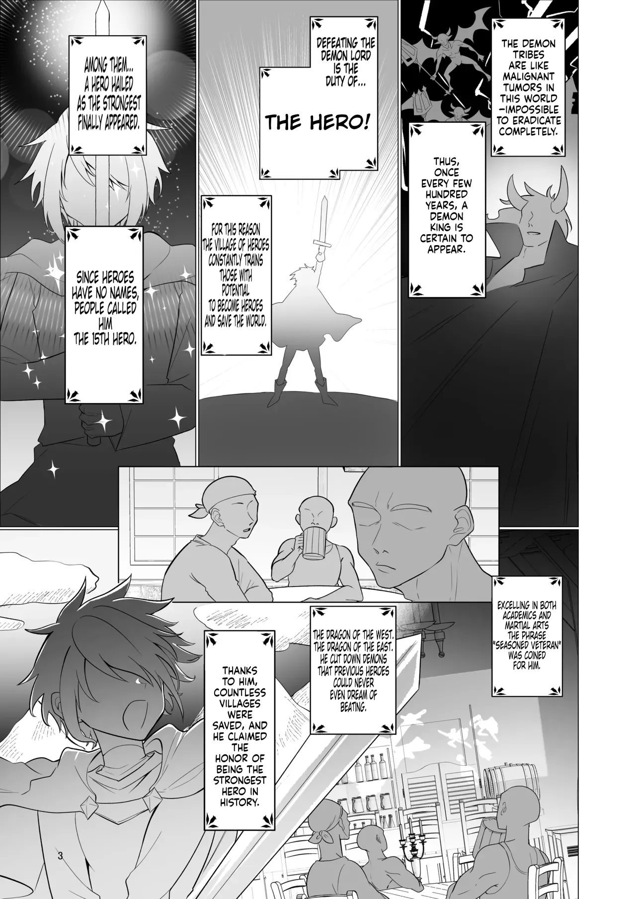 Moto Saikyou Yuusha no Fushidara na Inkyo Seikatsu | The Lewd and Indecent Sex Life of the Former Greatest Hero page 3 full