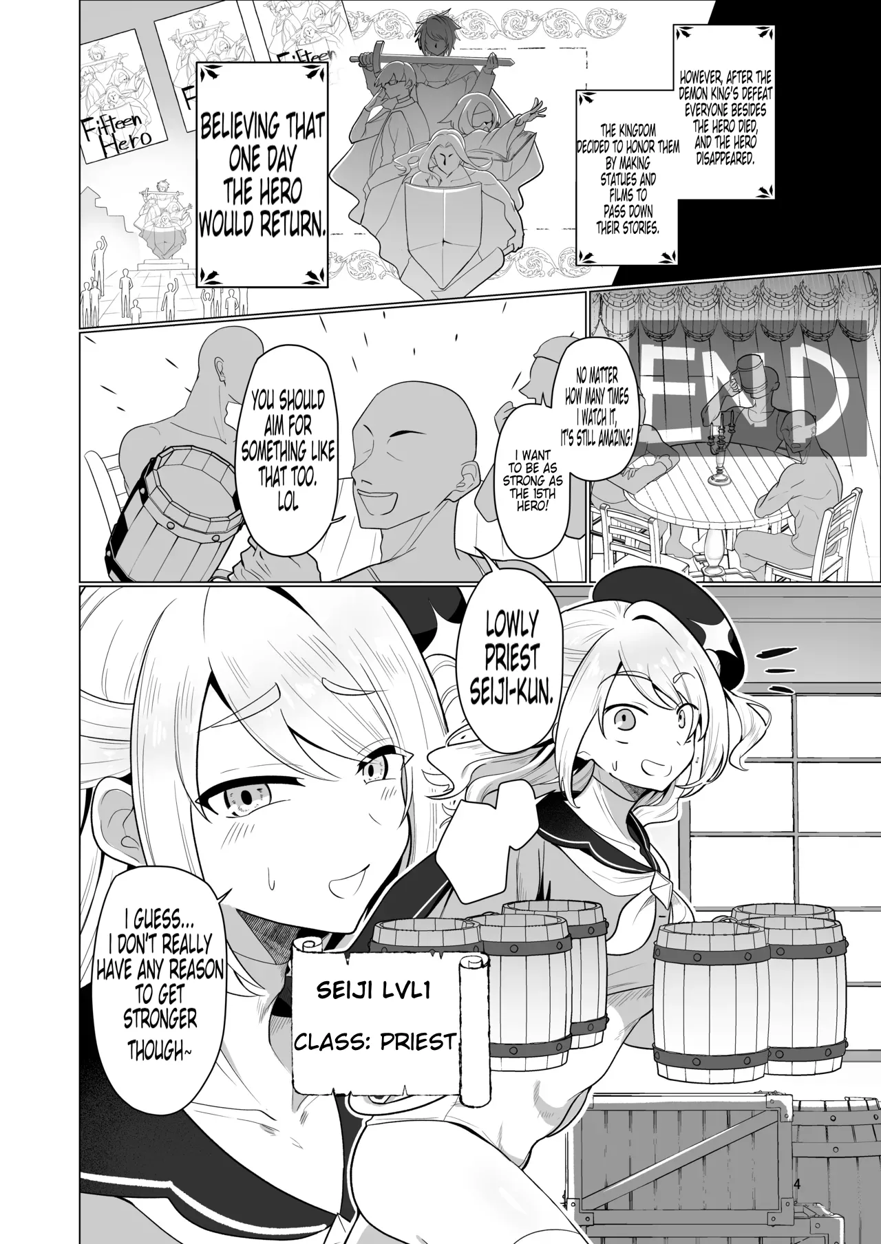 Moto Saikyou Yuusha no Fushidara na Inkyo Seikatsu | The Lewd and Indecent Sex Life of the Former Greatest Hero page 4 full