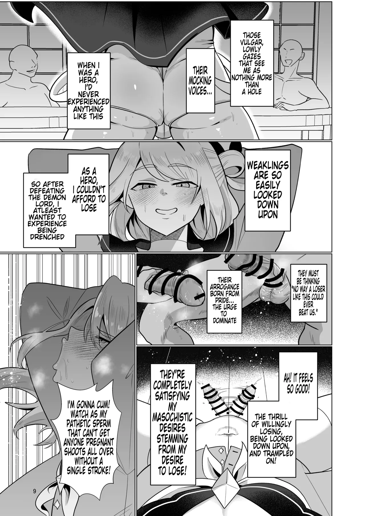 Moto Saikyou Yuusha no Fushidara na Inkyo Seikatsu | The Lewd and Indecent Sex Life of the Former Greatest Hero page 9 full