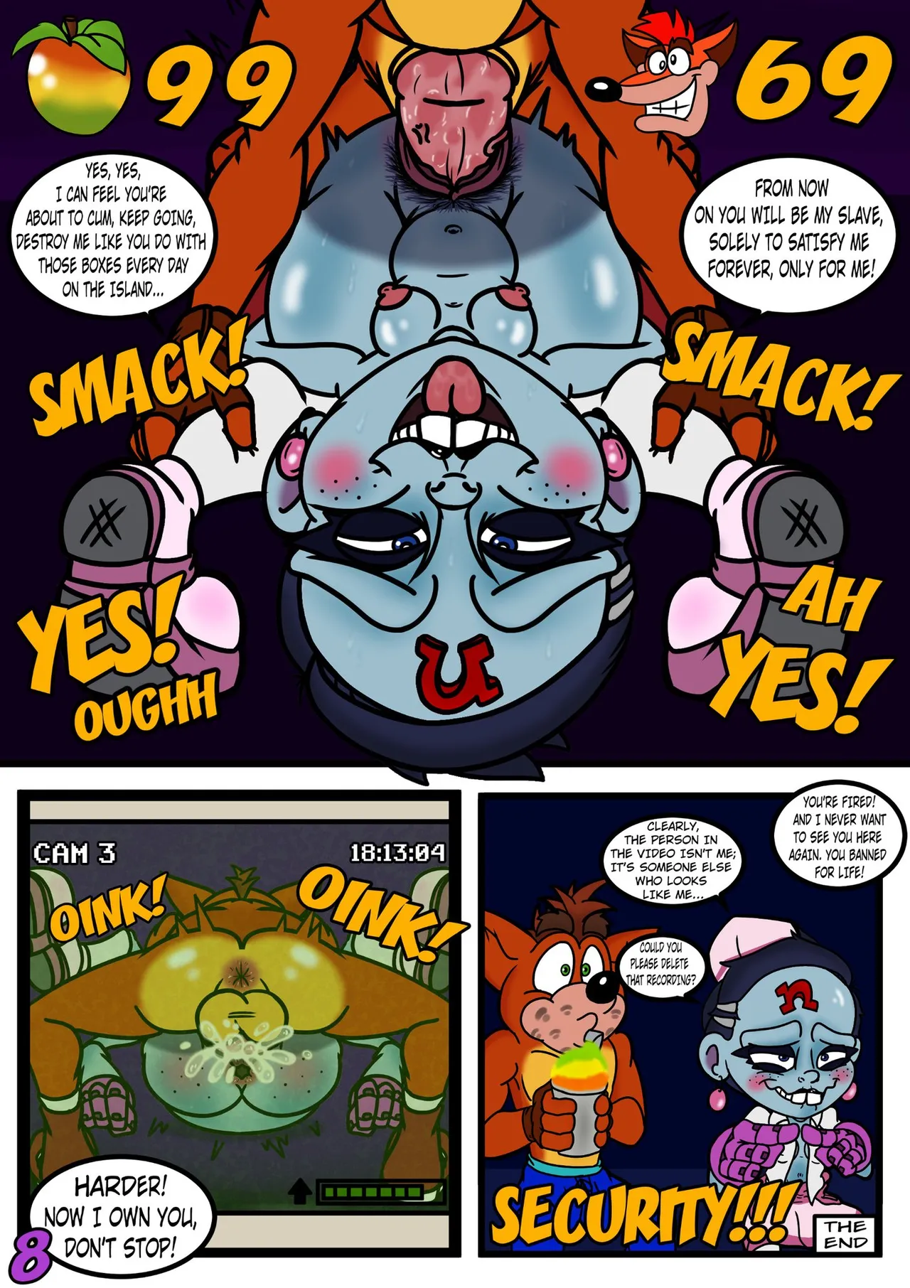 Nina's Break Time page 8 full