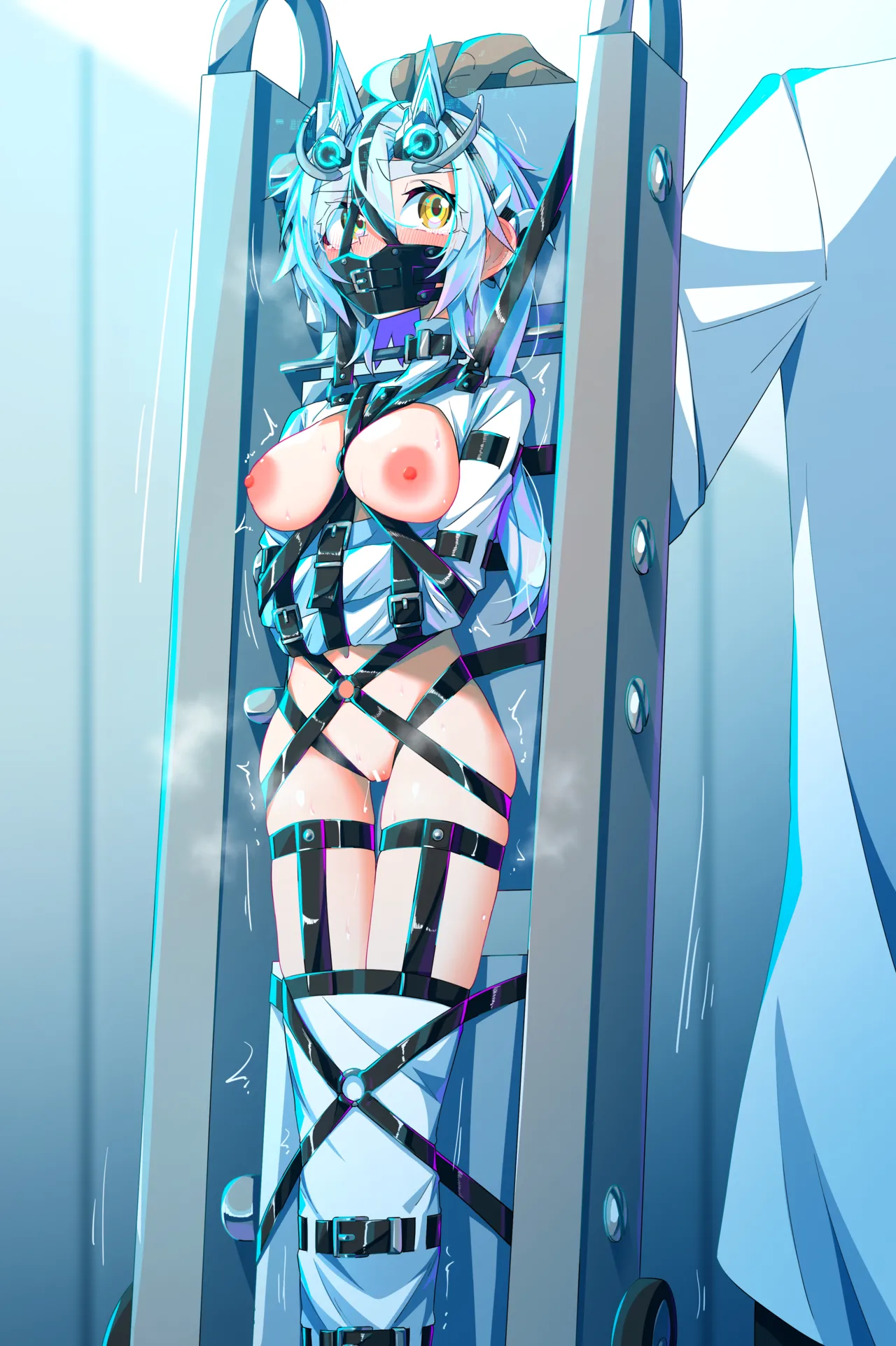 【Skeb絵】ベルト多め拘束・差分 page 6 full
