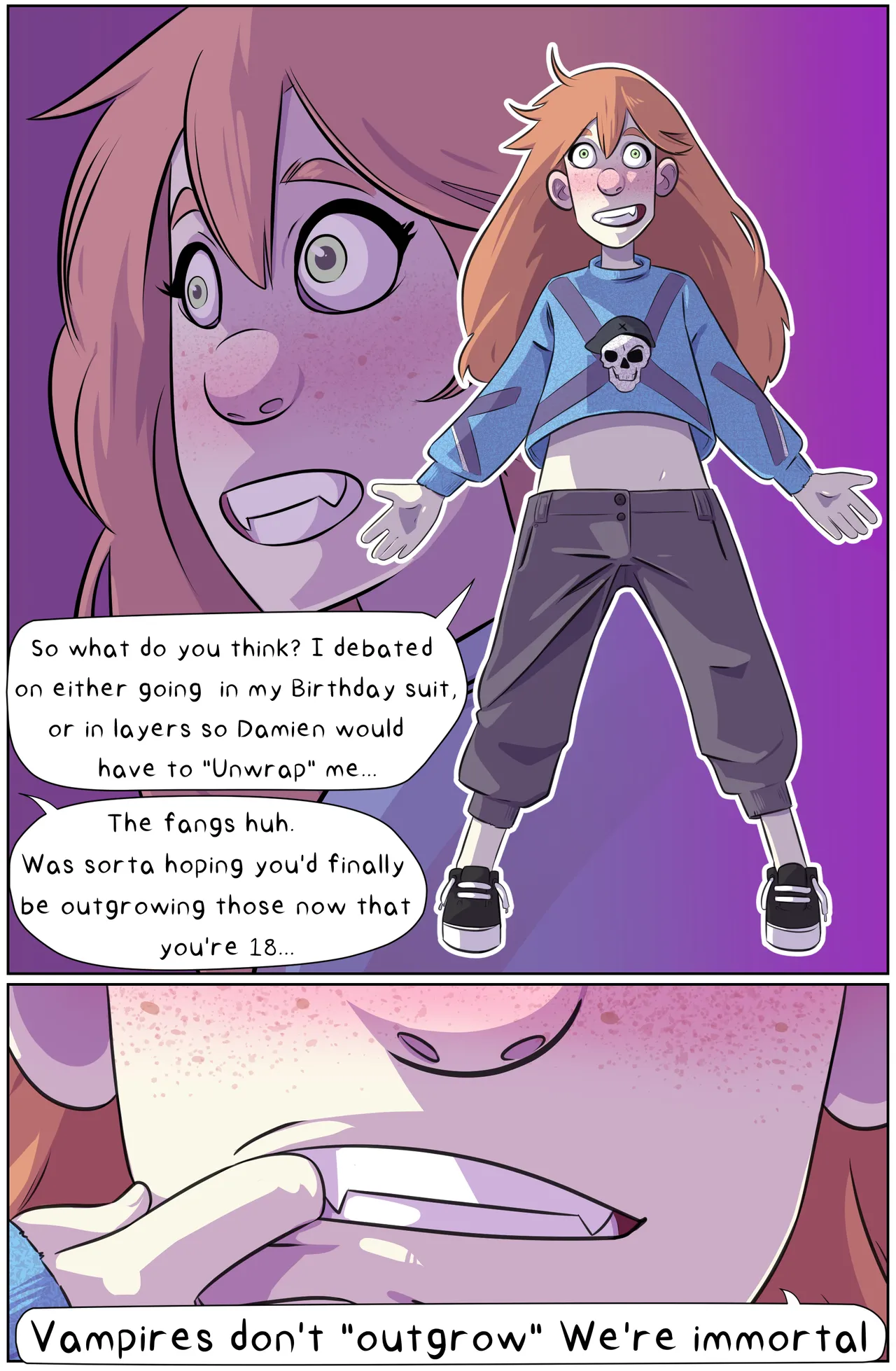 Zoe the Vampire page 8 full