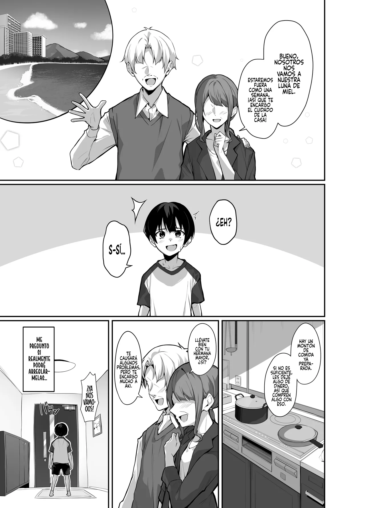 Downer de Hikikomori na Onee-chan no Himitsu no Otetsudai｜Mi Hermana Mayor Hikikomori y la Ayuda Secreta page 7 full