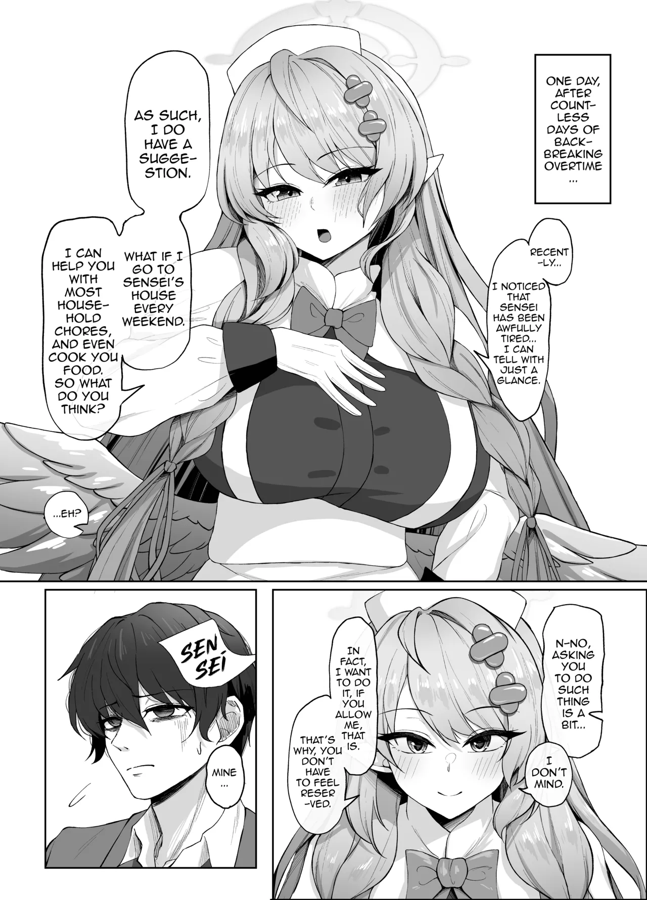 Mine Aomori, Sensei no Oyome-san  ni Eikyuu Shuushoku Daisekou!? | Mine Aomori has Successfully Secured the Position as Sensei’s Wife?! page 5 full