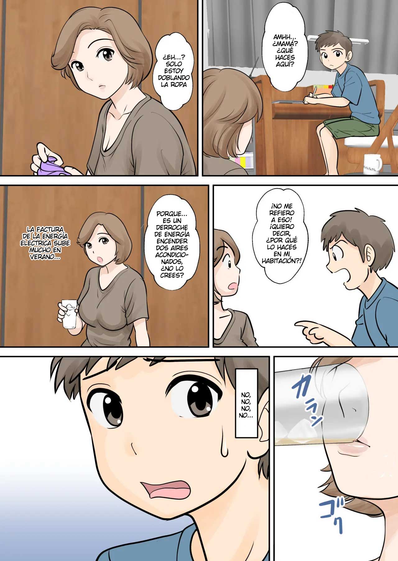 Madre e hijo viviendo juntos ~ Capítulo 2: Adolescencia~ page 4 full