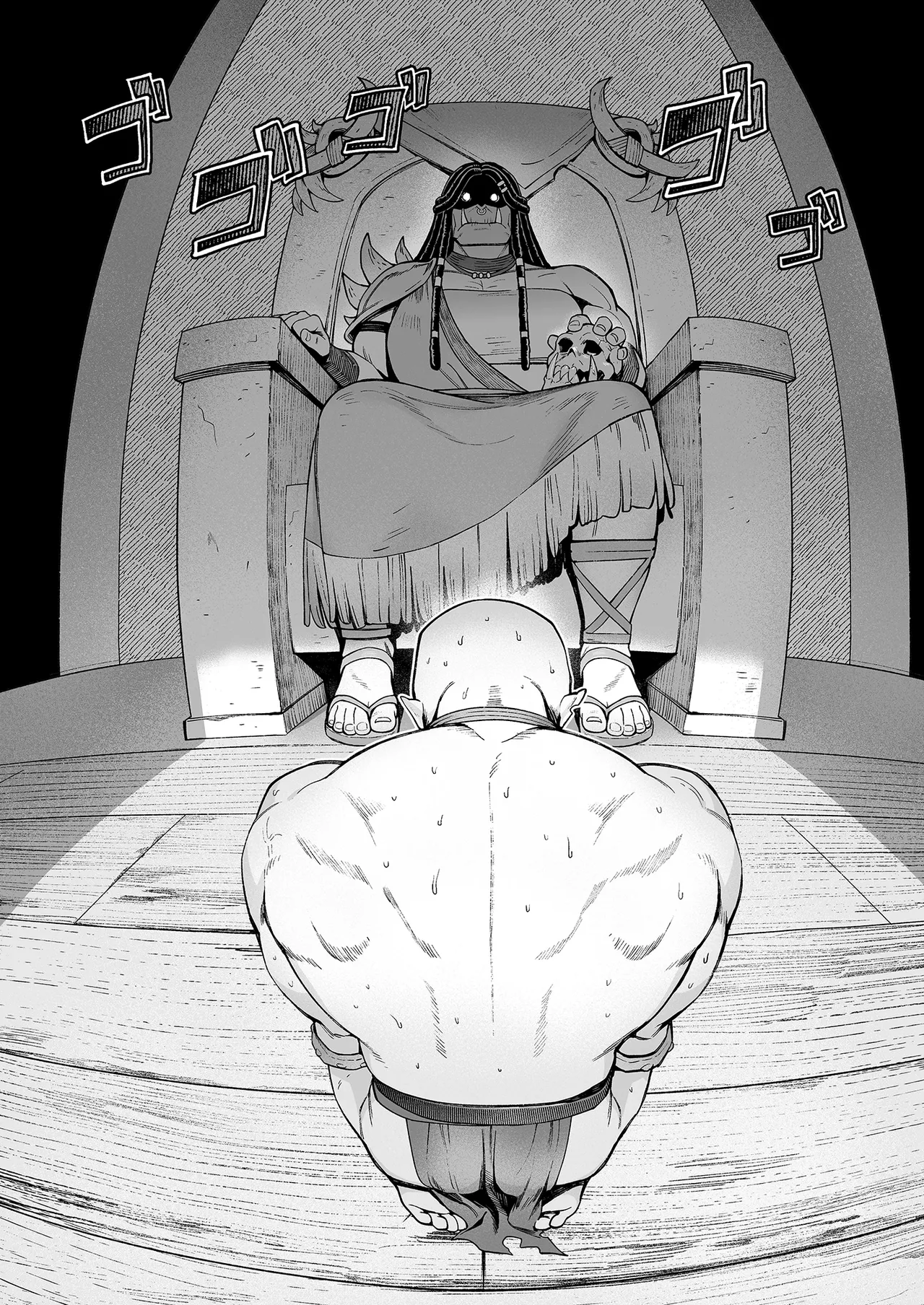 Yosei Shoukan 3-goushitsu Lacy ~Kasshoku Hada Elf o Shimei Shita Dotei Orc~ 2 page 7 full