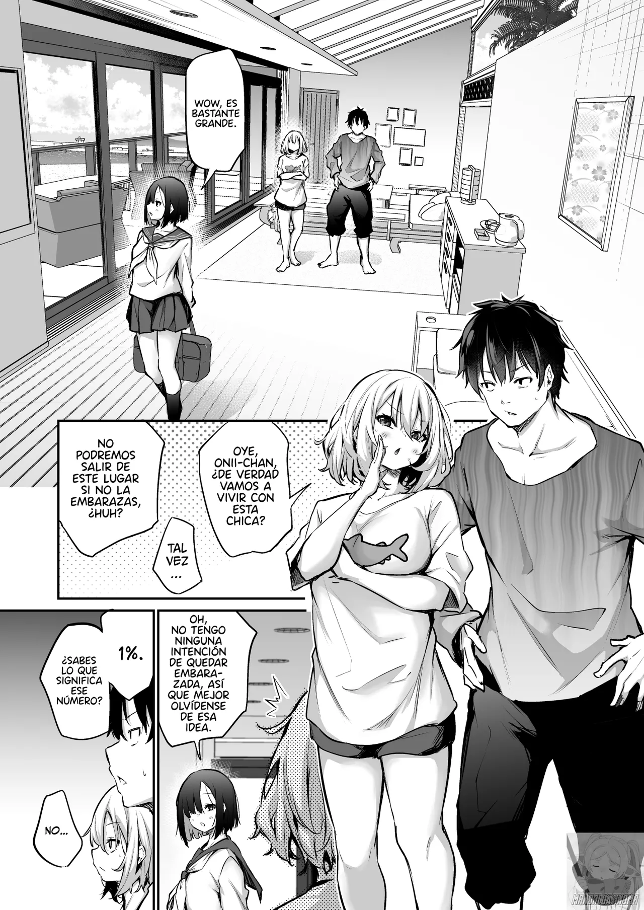 Imouto Haramasenai to Derarenai Shima 2 | Una Isla de la Que no Puedo Salir a Menos Que Embarace a mi Hermana 2 page 9 full