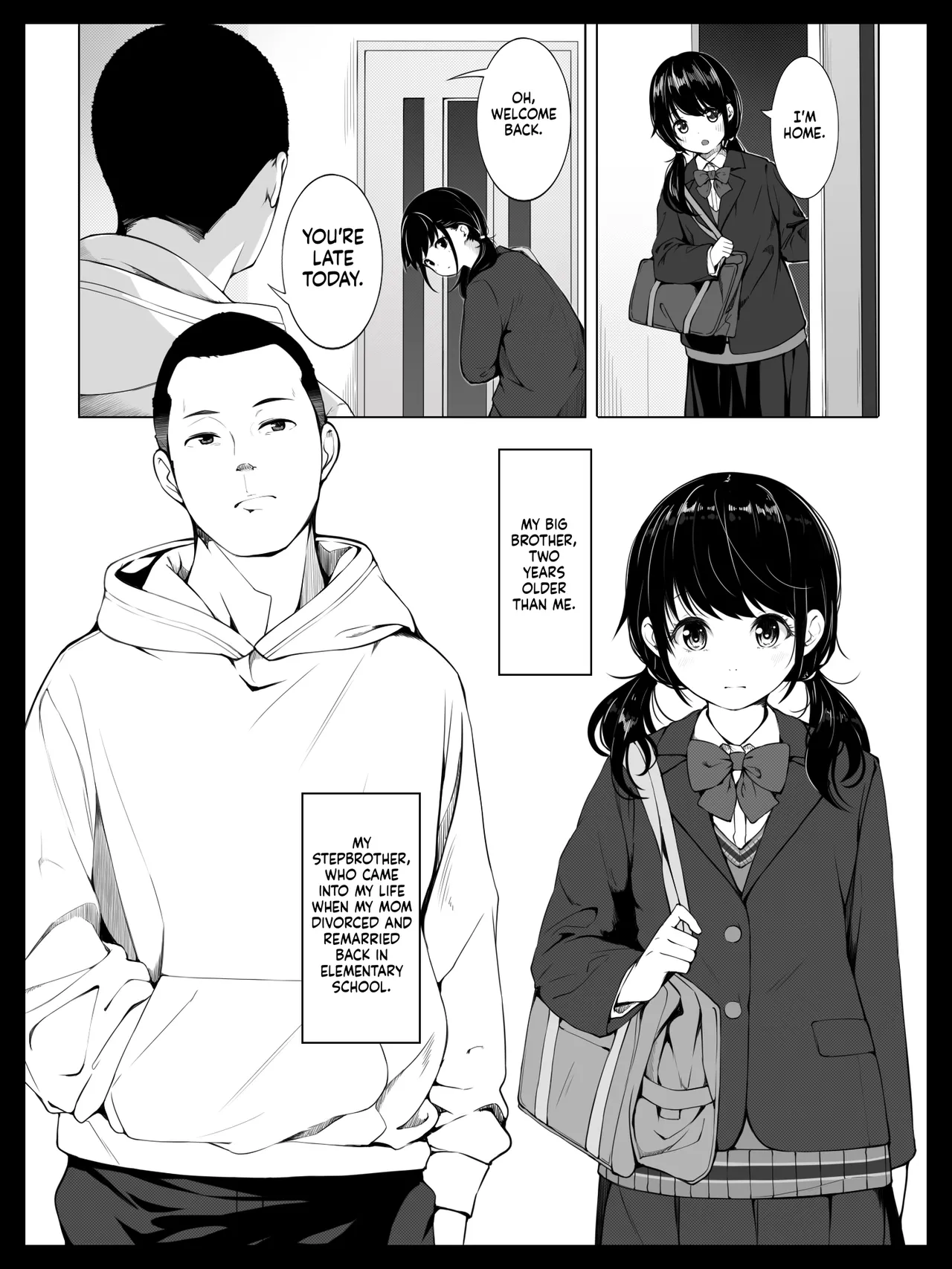 Osananajimi no Yumi-chan wa Boku ga Neteiru Aida ni Giri no Onii-san ni Okasaremashita page 7 full