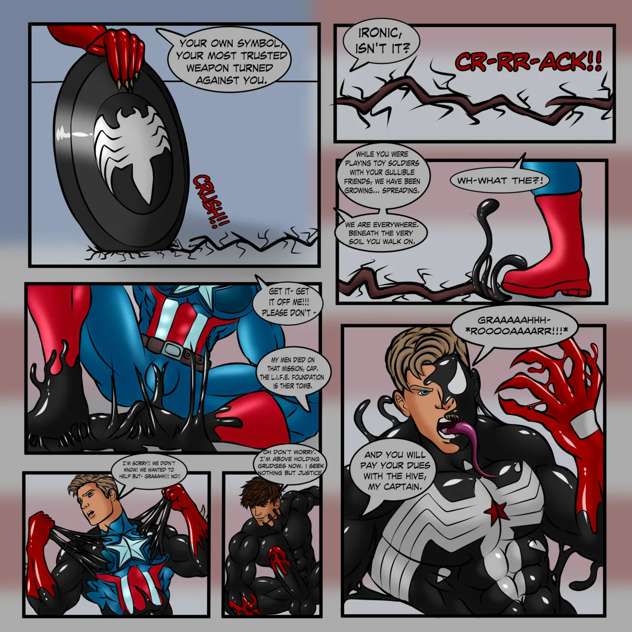 Cap vs Mayhem page 2 full