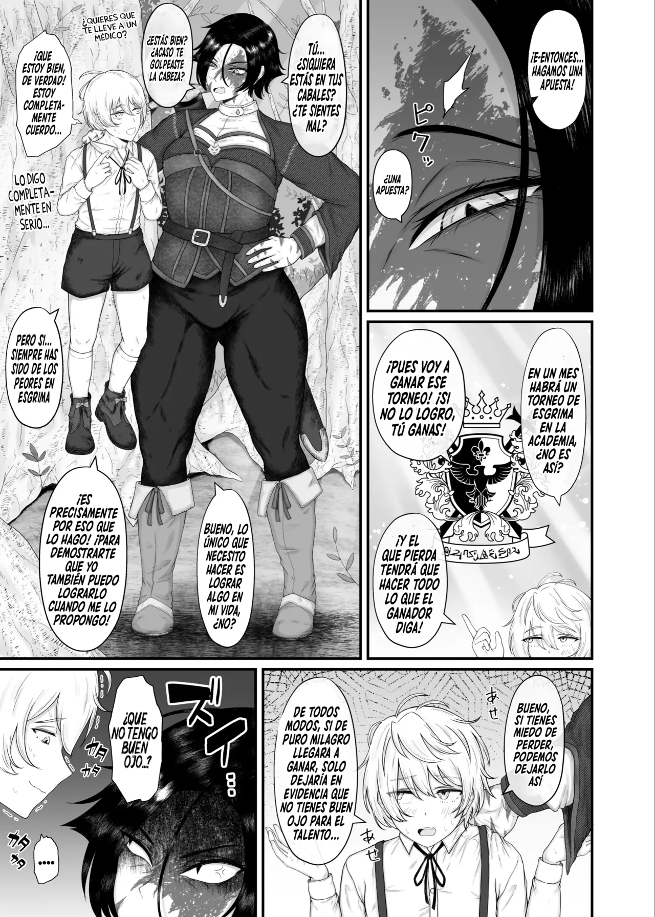 Nagachichi Onna Kishi  Kuso Deshi ni Hamerareru｜La caballero de enormes pechos  es engañada y follada por el idiota de su discípulo page 10 full