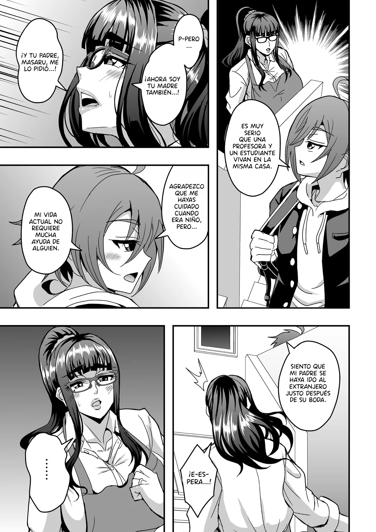 Kyoushi to Mama to Koibito no Kao｜El Rostro de una profesora, una madrastra y una amante page 6 full