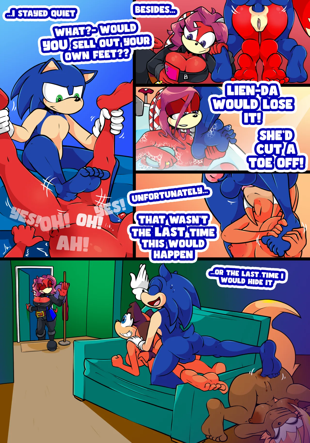 Sonic... I want to Marry your Feet! page 9 full