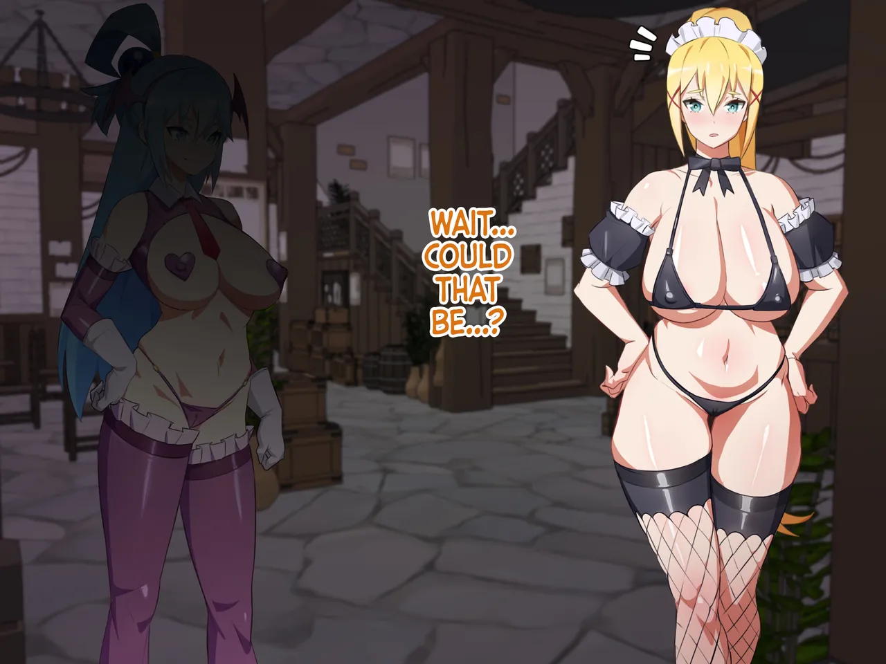 The Goddess' Part-Time Job! - Futanari Useless Goddess &amp; Ultra-Perverted Crusader page 8 full