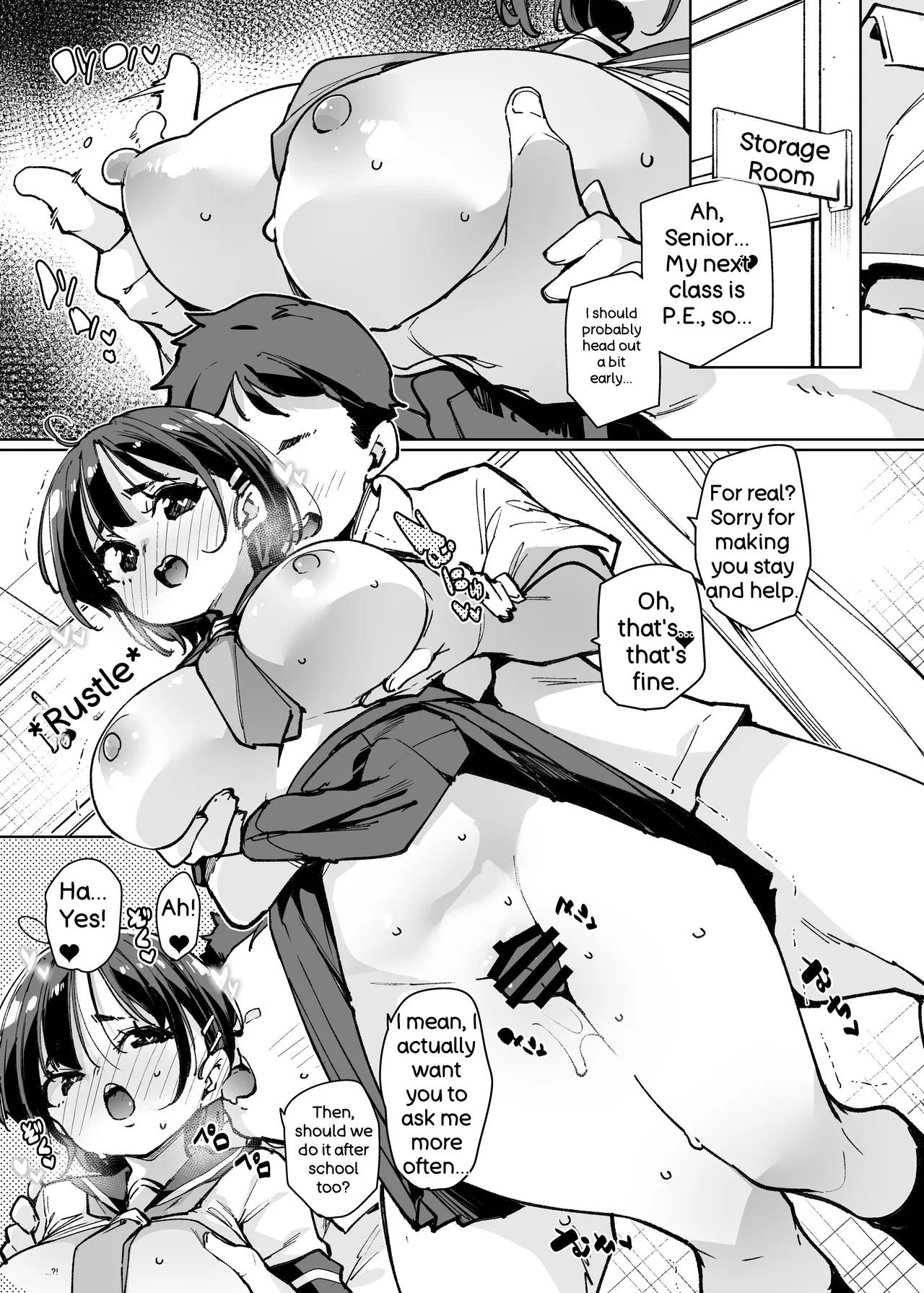 Lookism ga Bakko suru Sekai no Katasumi de Kouhai Jimiko ni PakoPako Tanezuke suru Hanashi page 4 full