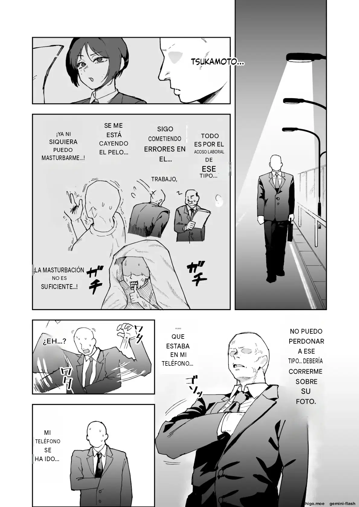 My beautiful boss  was masturbating anally at my desk, so I took advantage of his weakness to do all sorts of lewd things to him! Español page 3 full