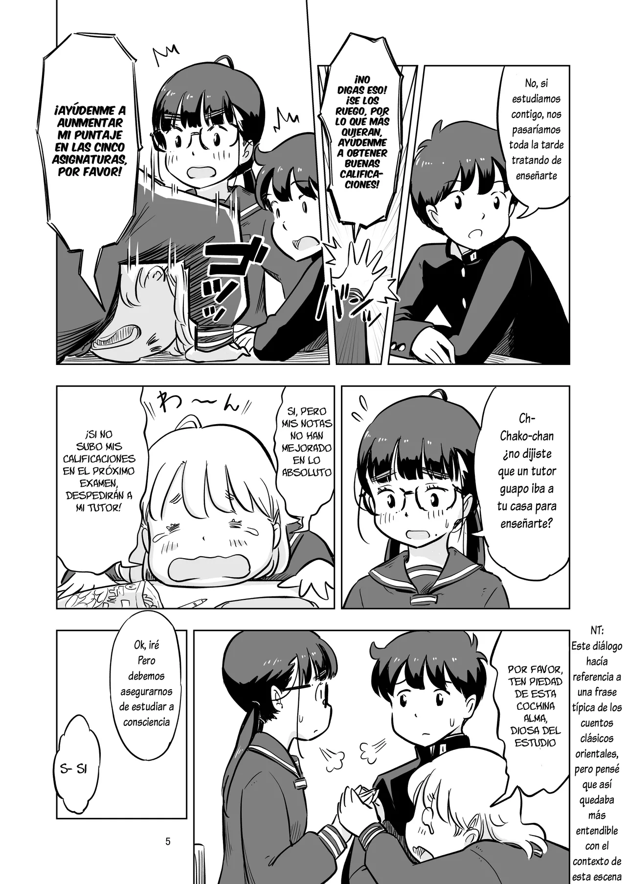 Benkyoukai no Hazudatta no ni... page 5 full