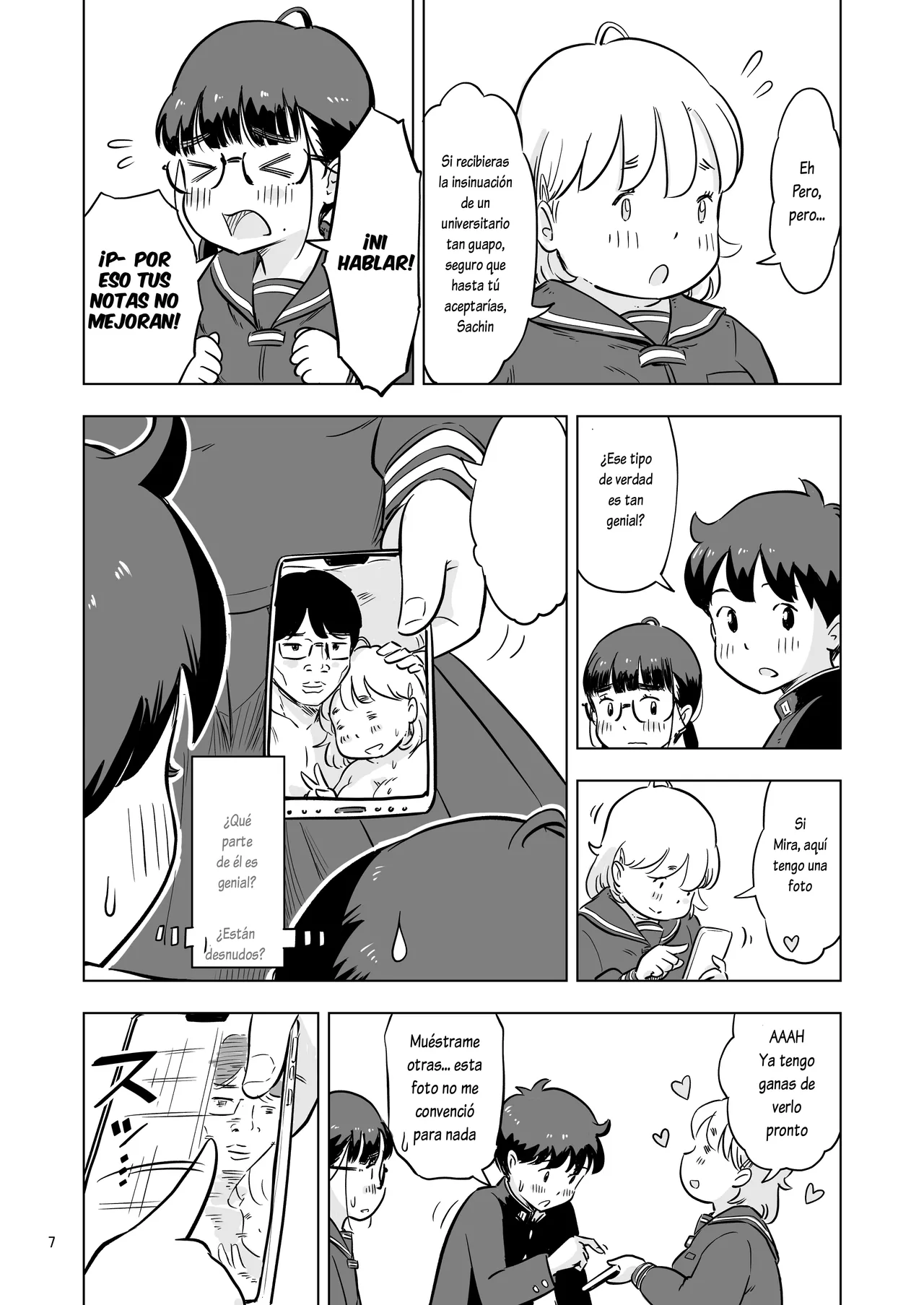 Benkyoukai no Hazudatta no ni... page 7 full