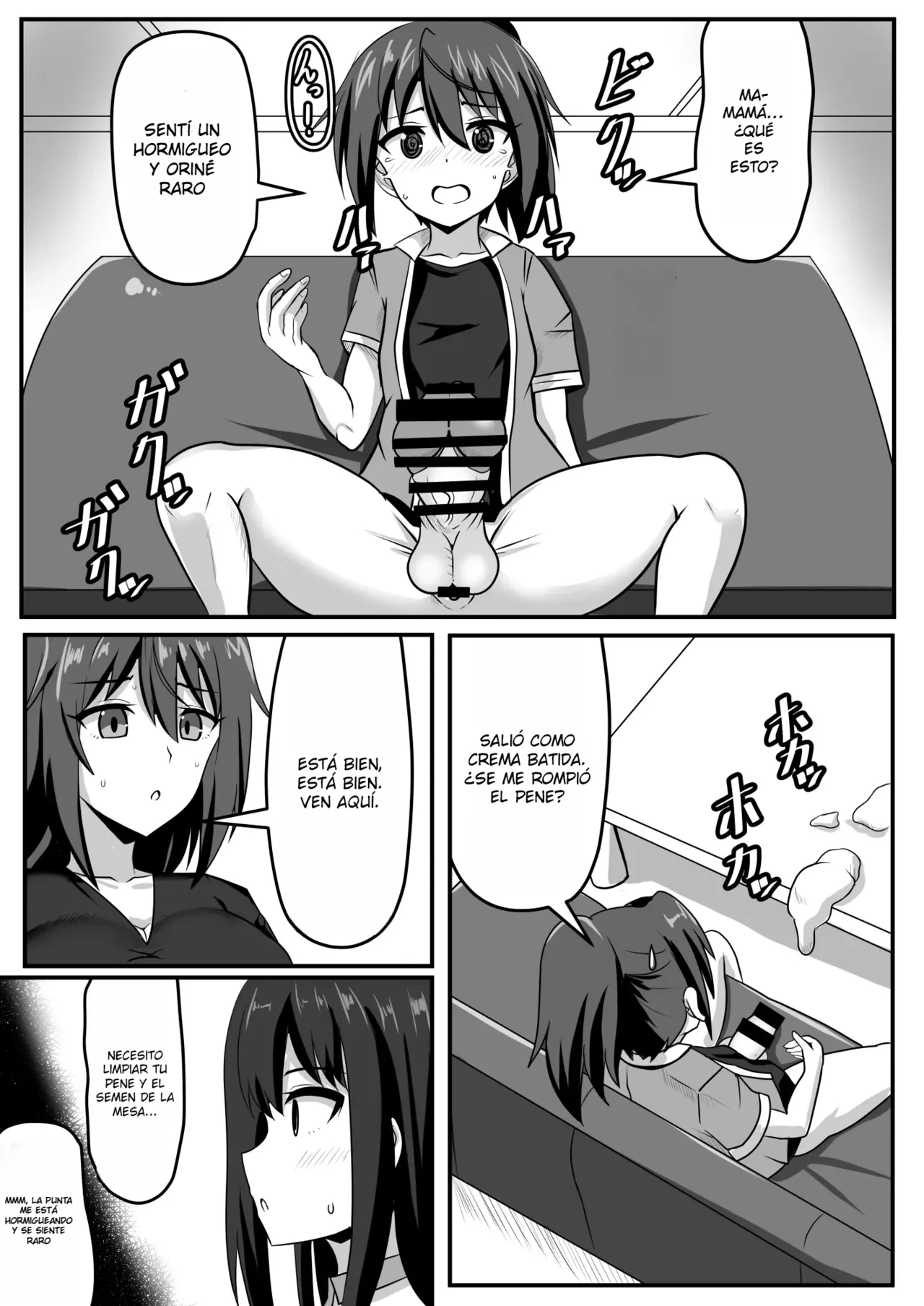 Seitsuu Futanari-chan wa Mama de Doutei o Soushitsu suru｜La Experta Recomienda que Futanari-chan Pierda la Virginidad con su Madre page 6 full