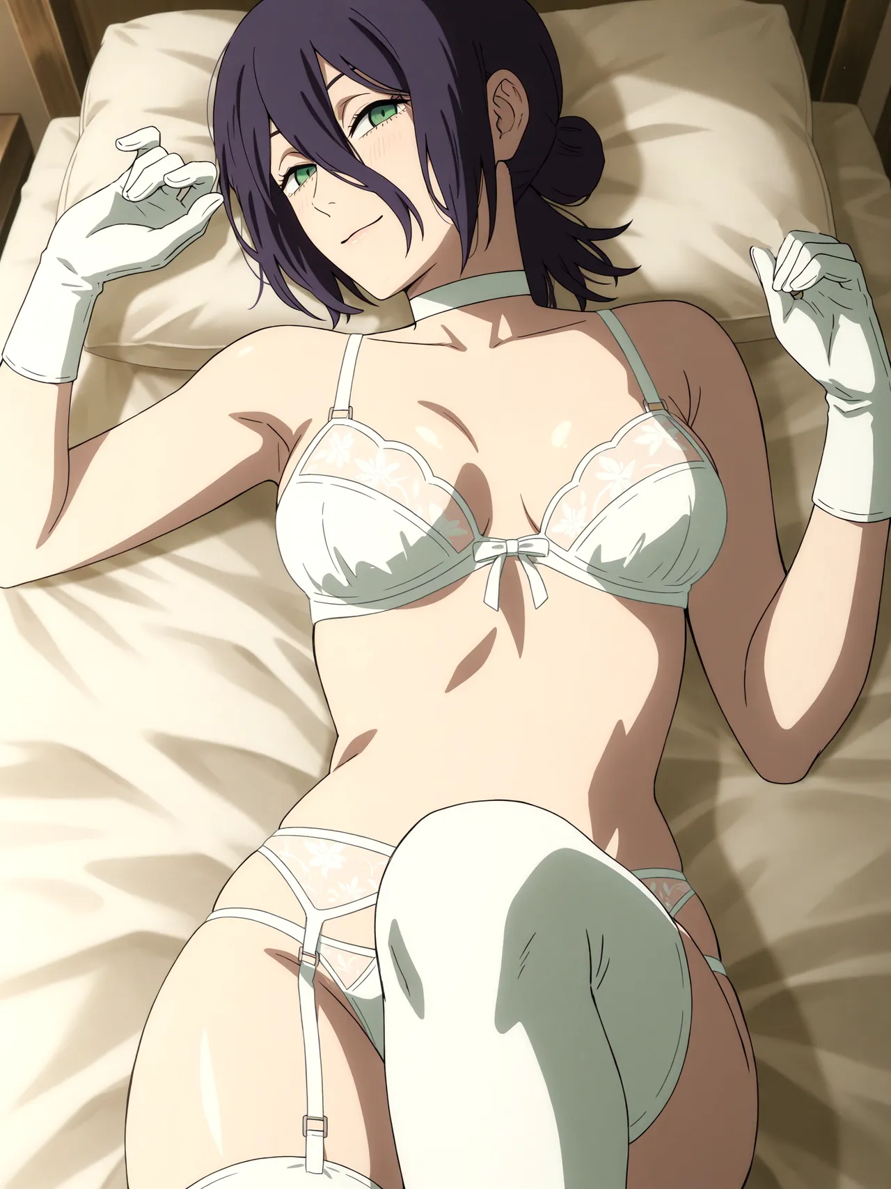 Reze - Chainsaw Man  white lingerie page 3 full