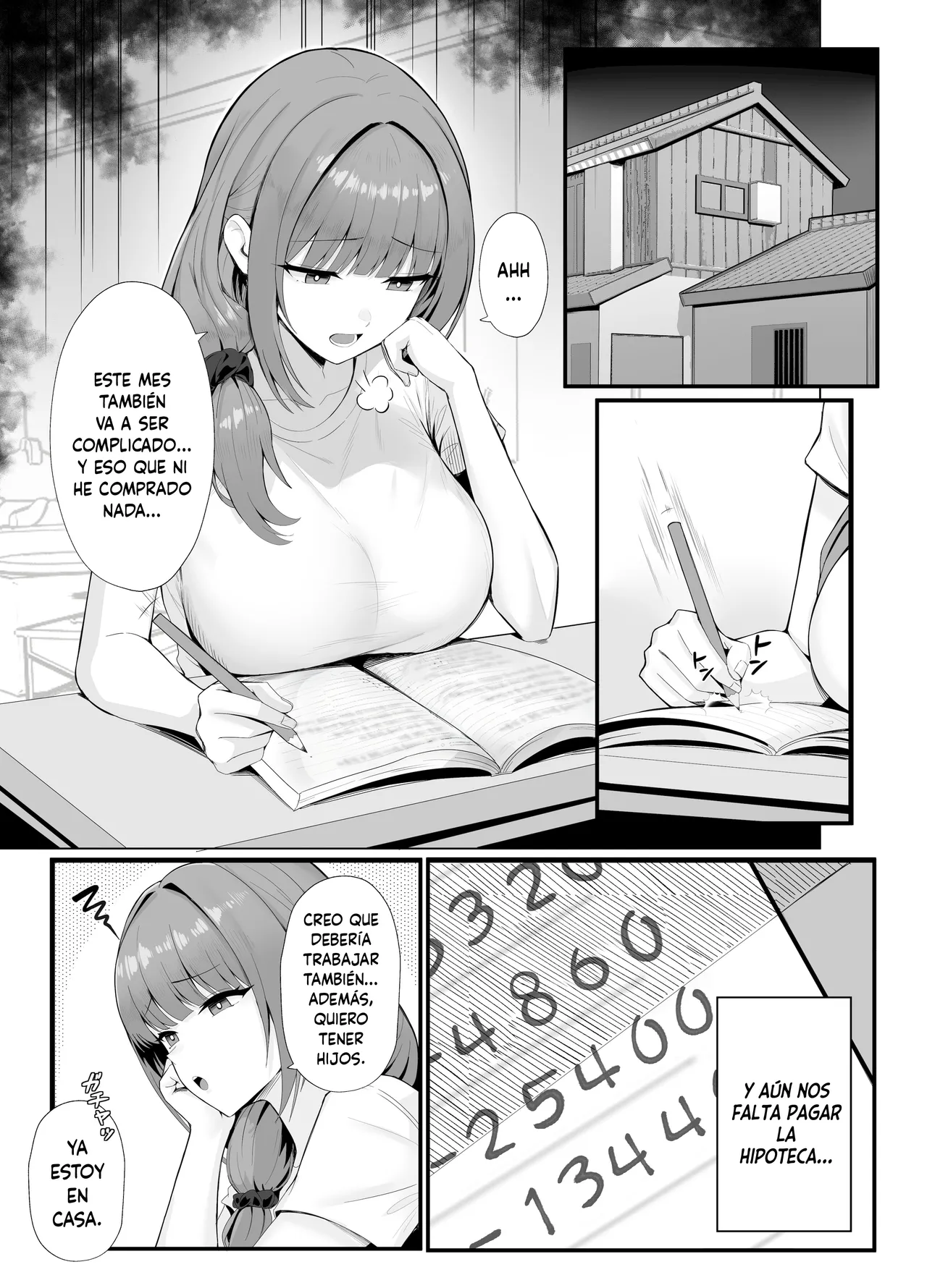 Hitozuma no Love Love Tsuma Daikou｜Trabajo de medio tiempo de una mujer casada como esposa cariñosa page 2 full