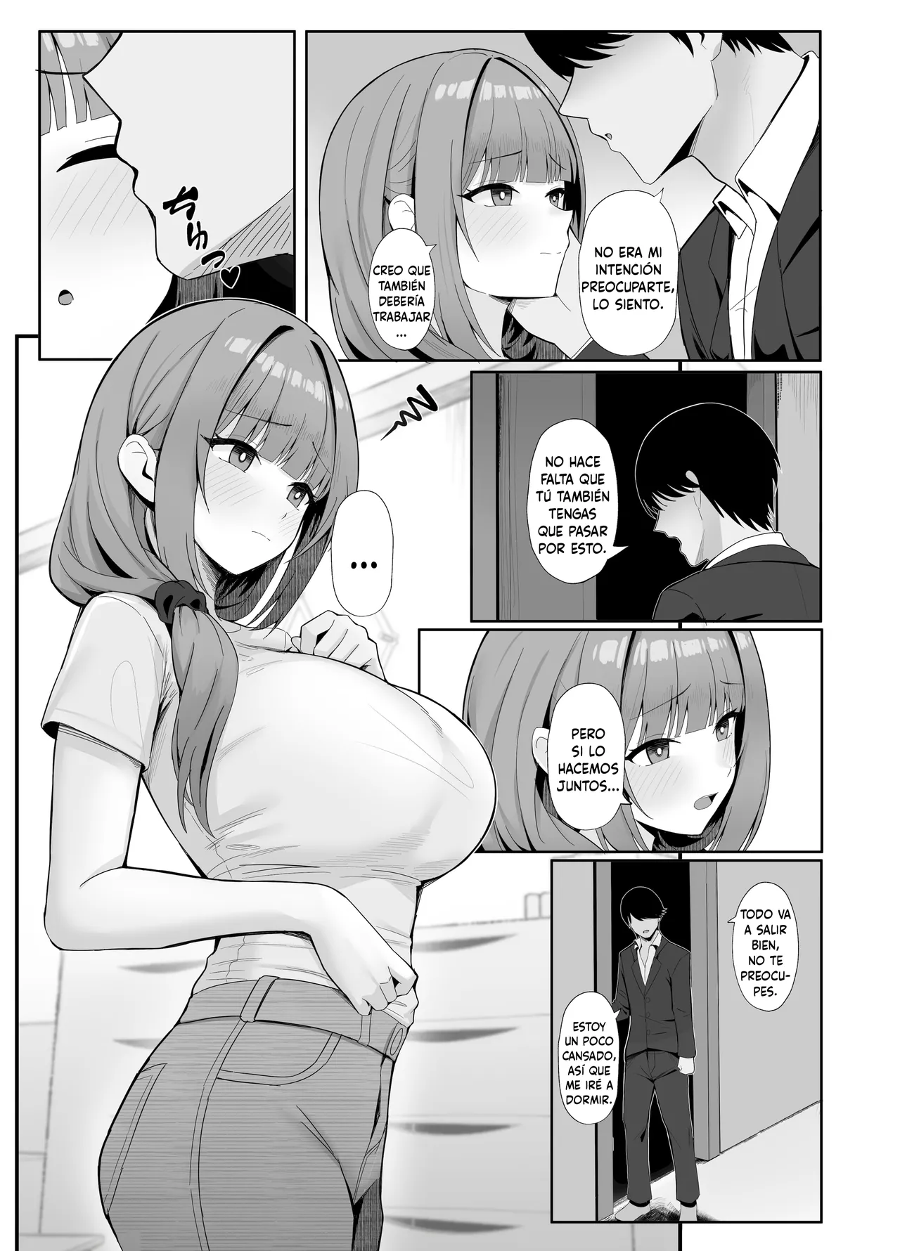 Hitozuma no Love Love Tsuma Daikou｜Trabajo de medio tiempo de una mujer casada como esposa cariñosa page 4 full