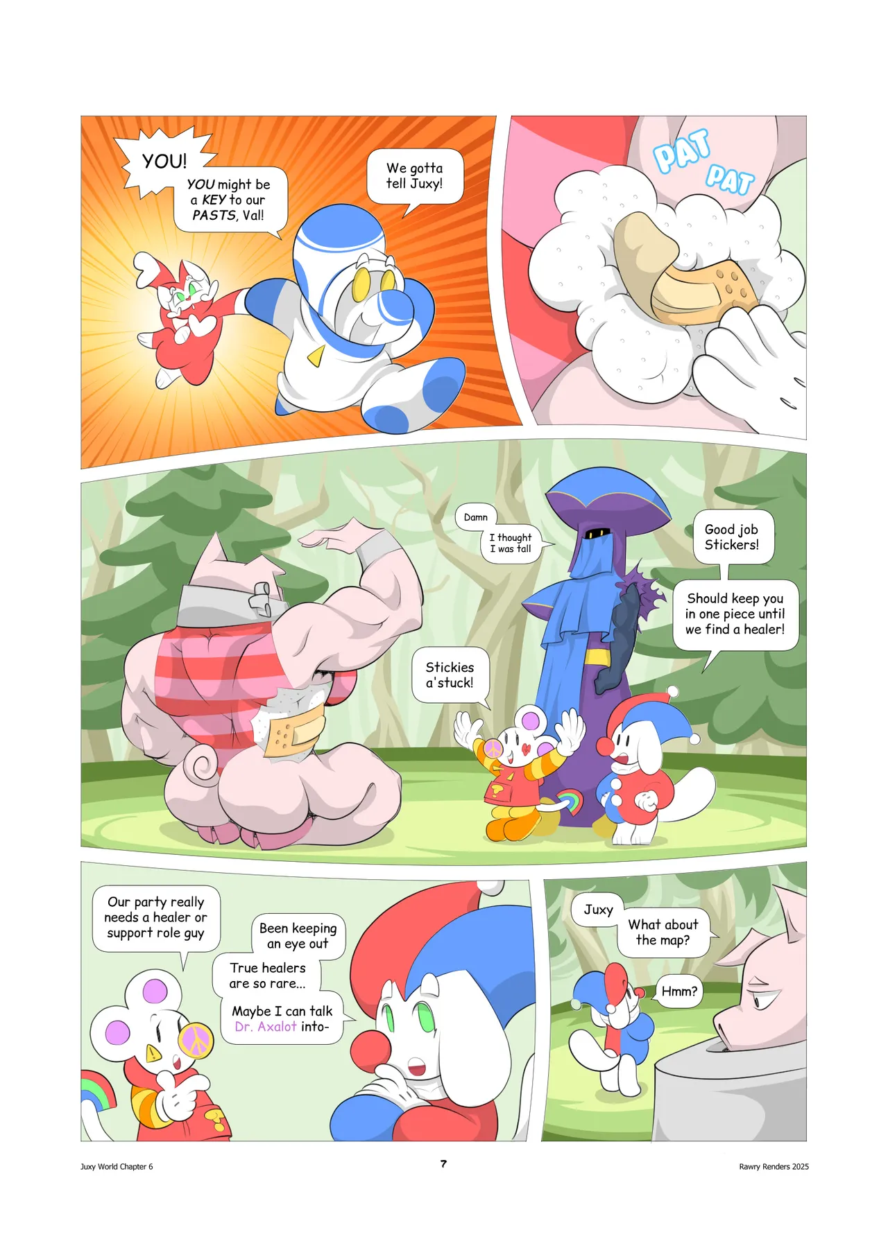 Juxy World: Chapter 6 - The Road Less Traveled page 6 full